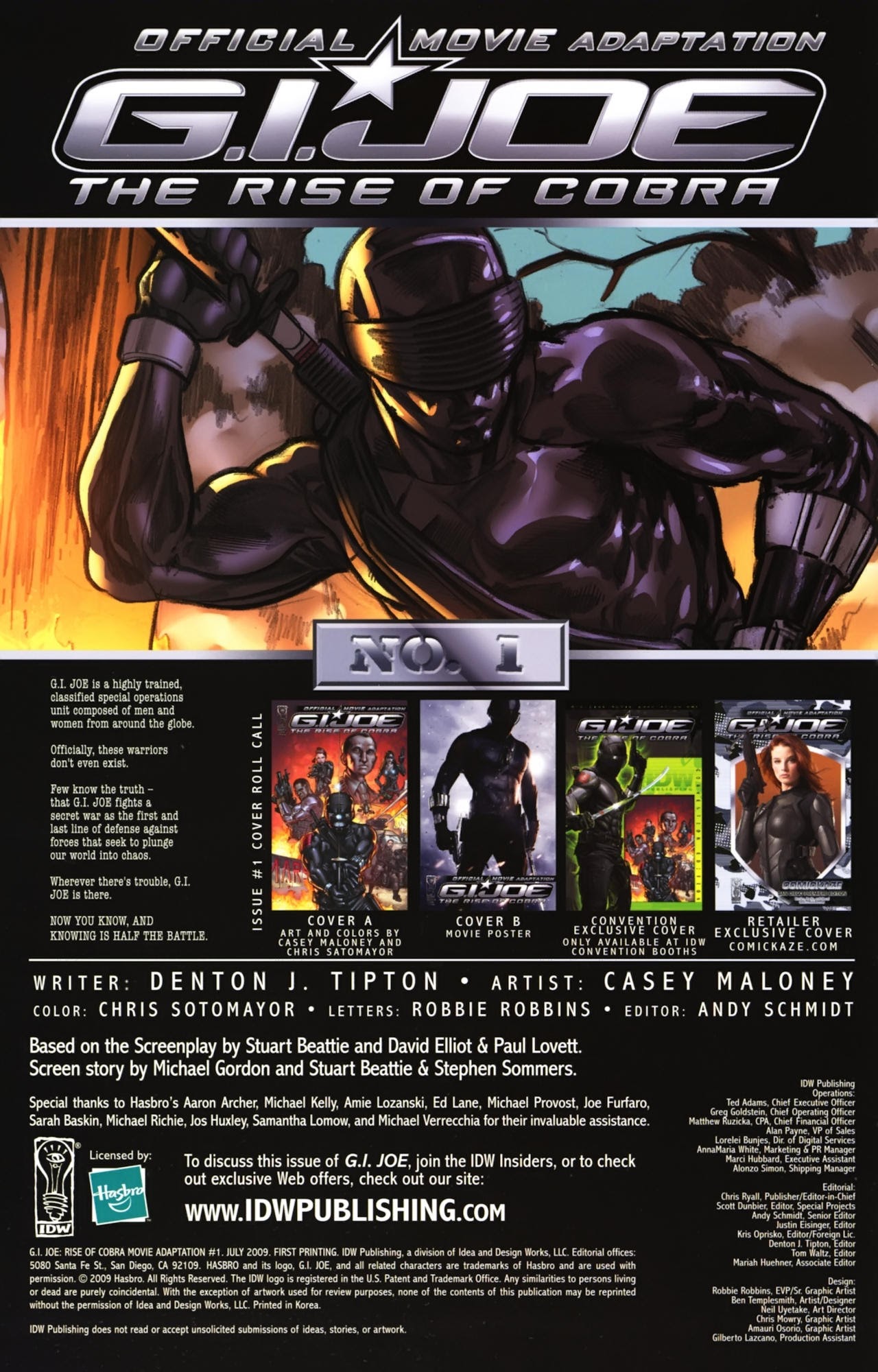 Read online G.I. Joe: Rise Of Cobra Movie Adaptation comic -  Issue #1 - 3