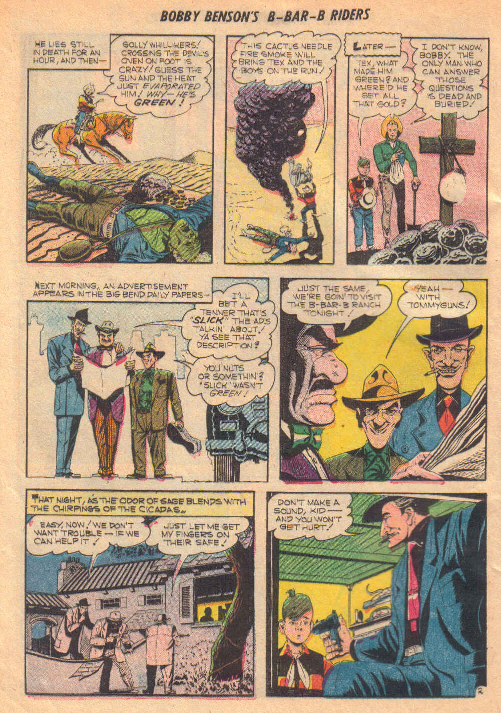 Read online Bobby Benson's B-Bar-B Riders comic -  Issue #16 - 4