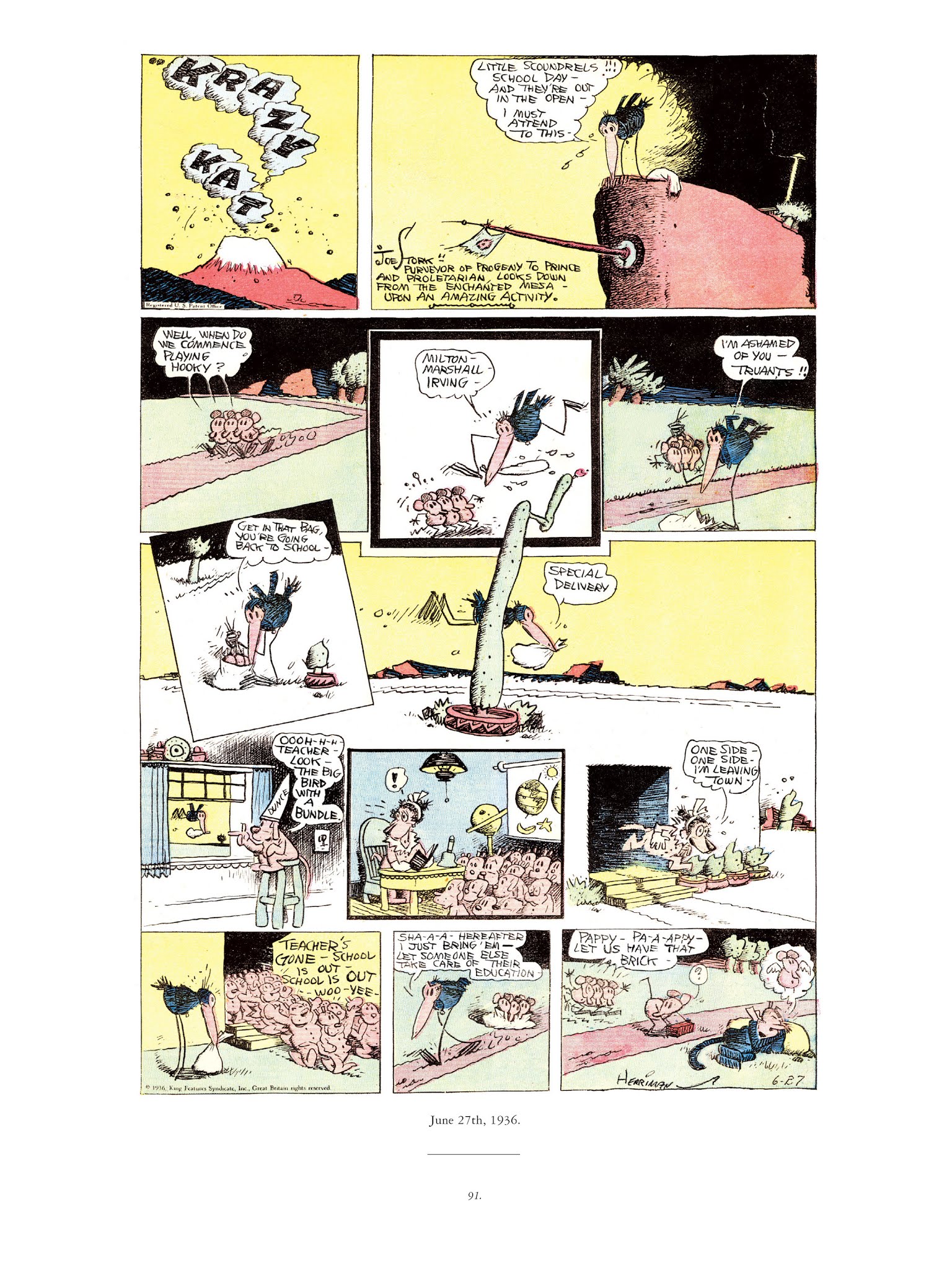 Read online Krazy & Ignatz comic -  Issue # TPB 9 - 89
