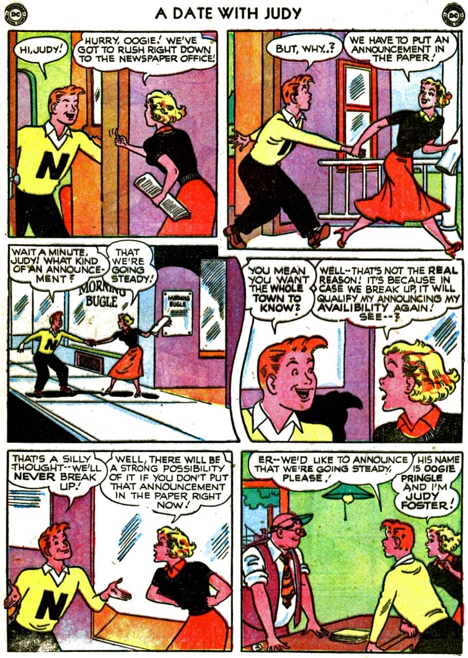 Read online A Date with Judy comic -  Issue #18 - 43