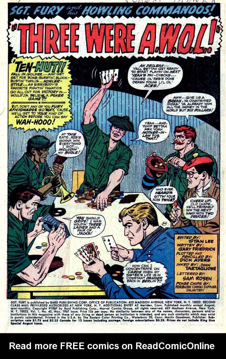 Read online Sgt. Fury comic -  Issue #42 - 3