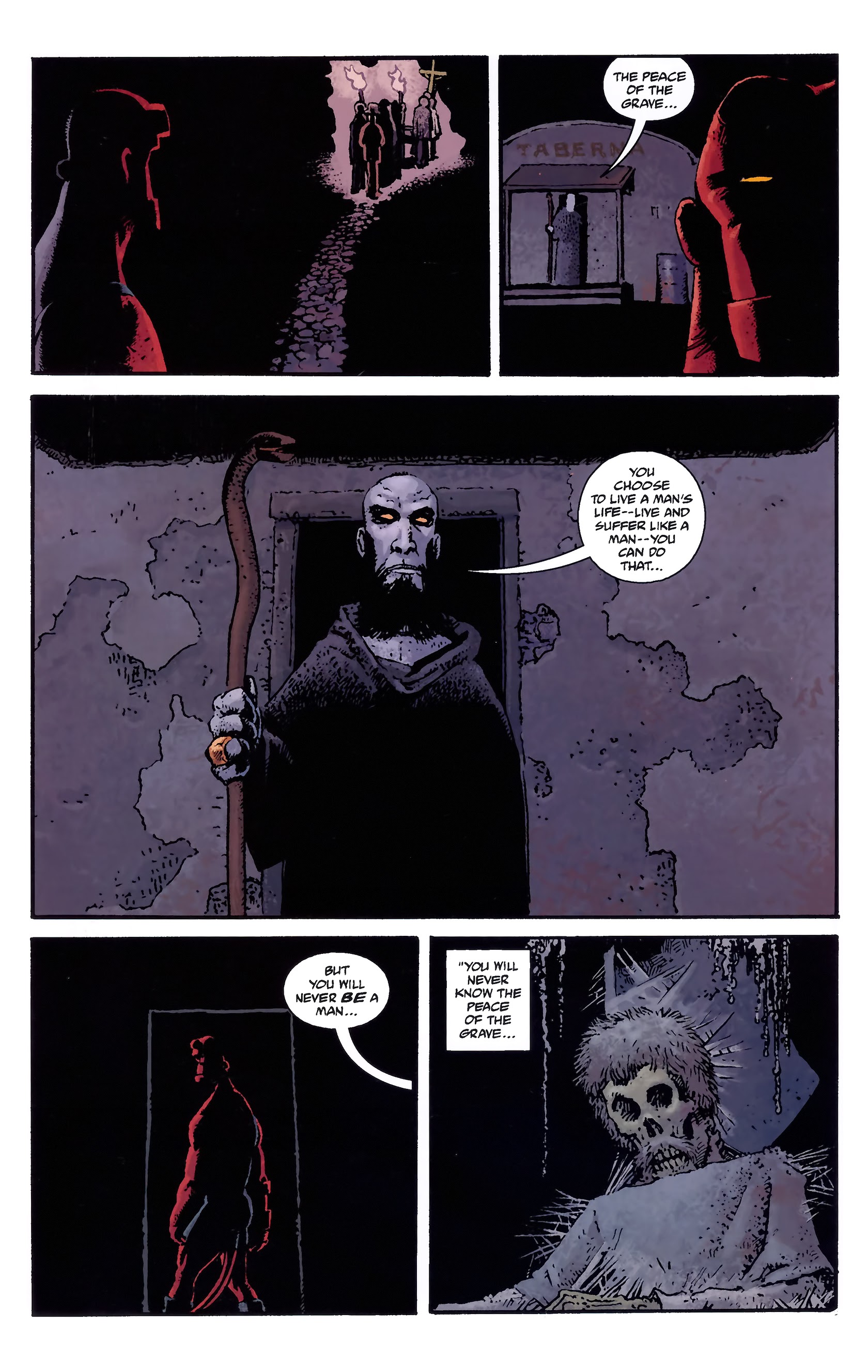 Read online Hellboy: House of the Living Dead comic -  Issue # TPB - 57
