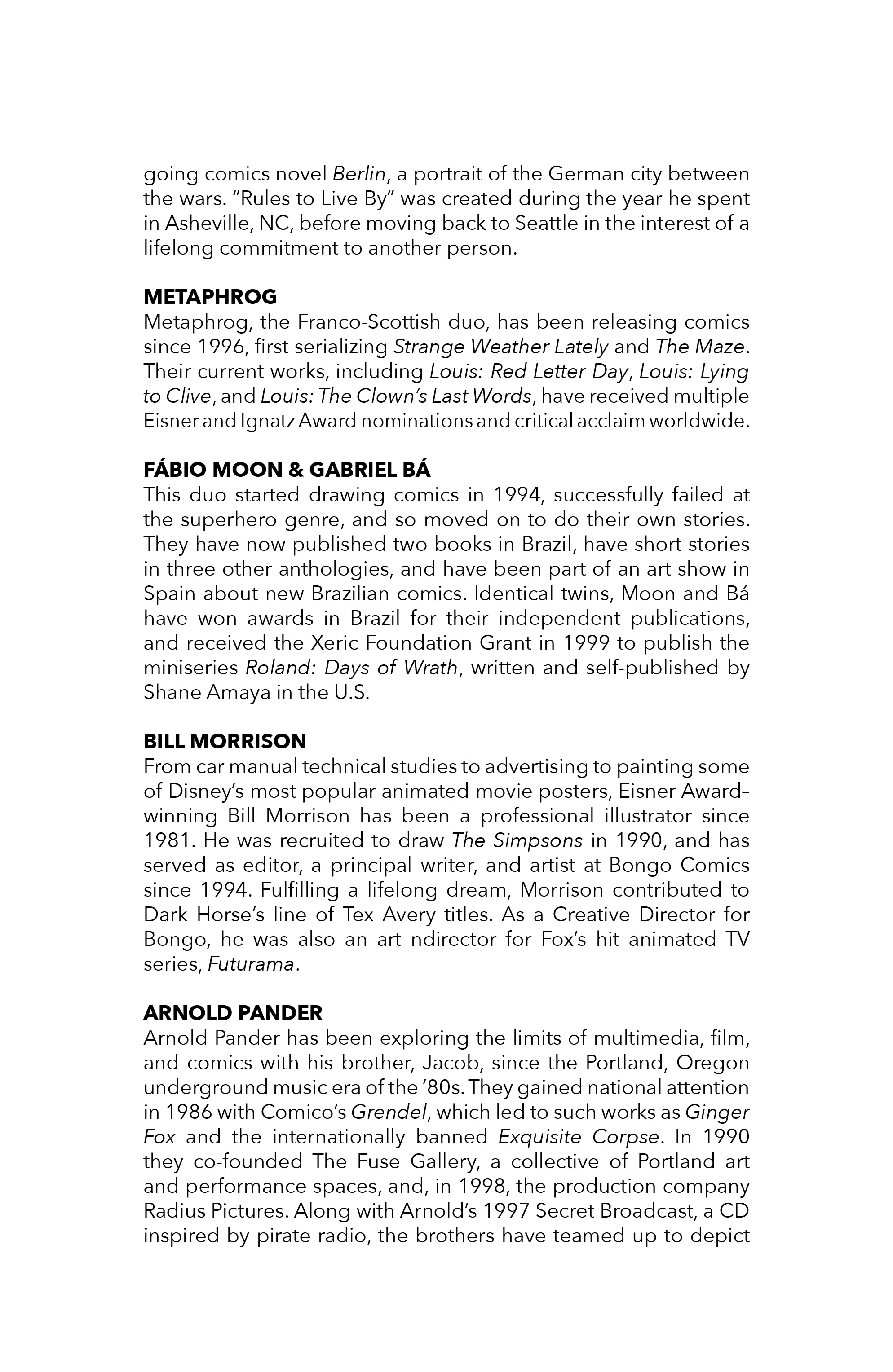 Read online Autobiographix comic -  Issue # TPB - 91