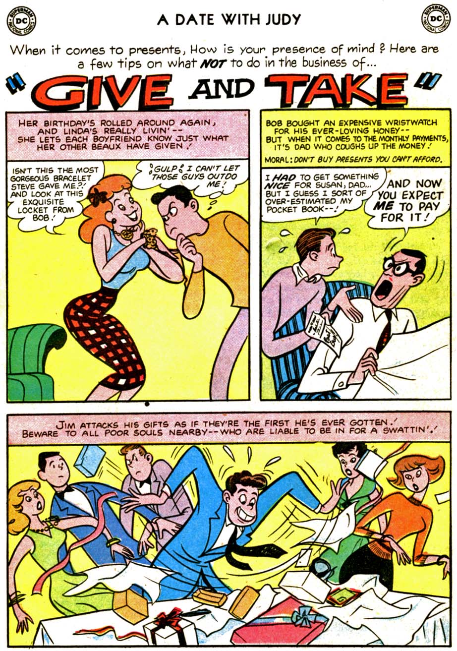 Read online A Date with Judy comic -  Issue #67 - 25