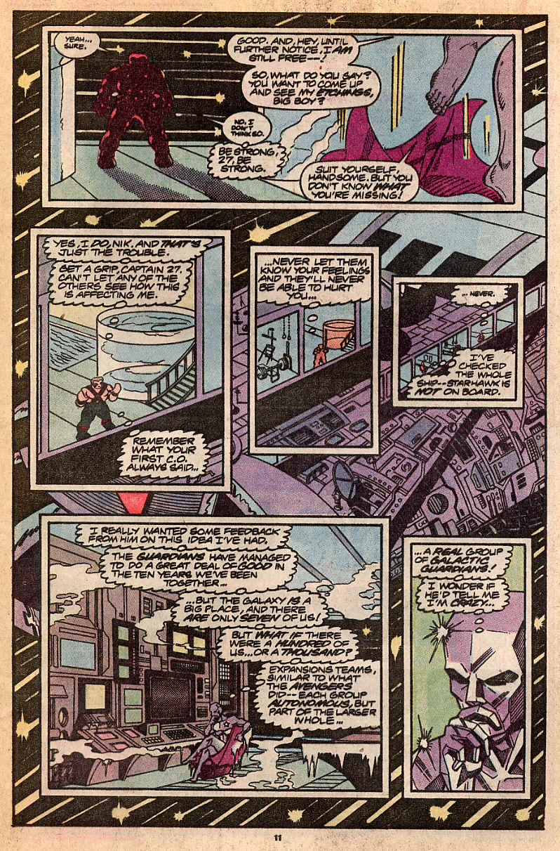 Read online Guardians of the Galaxy (1990) comic -  Issue #8 - 9