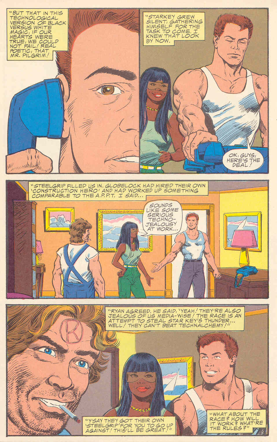 Read online Steelgrip Starkey comic -  Issue #5 - 5