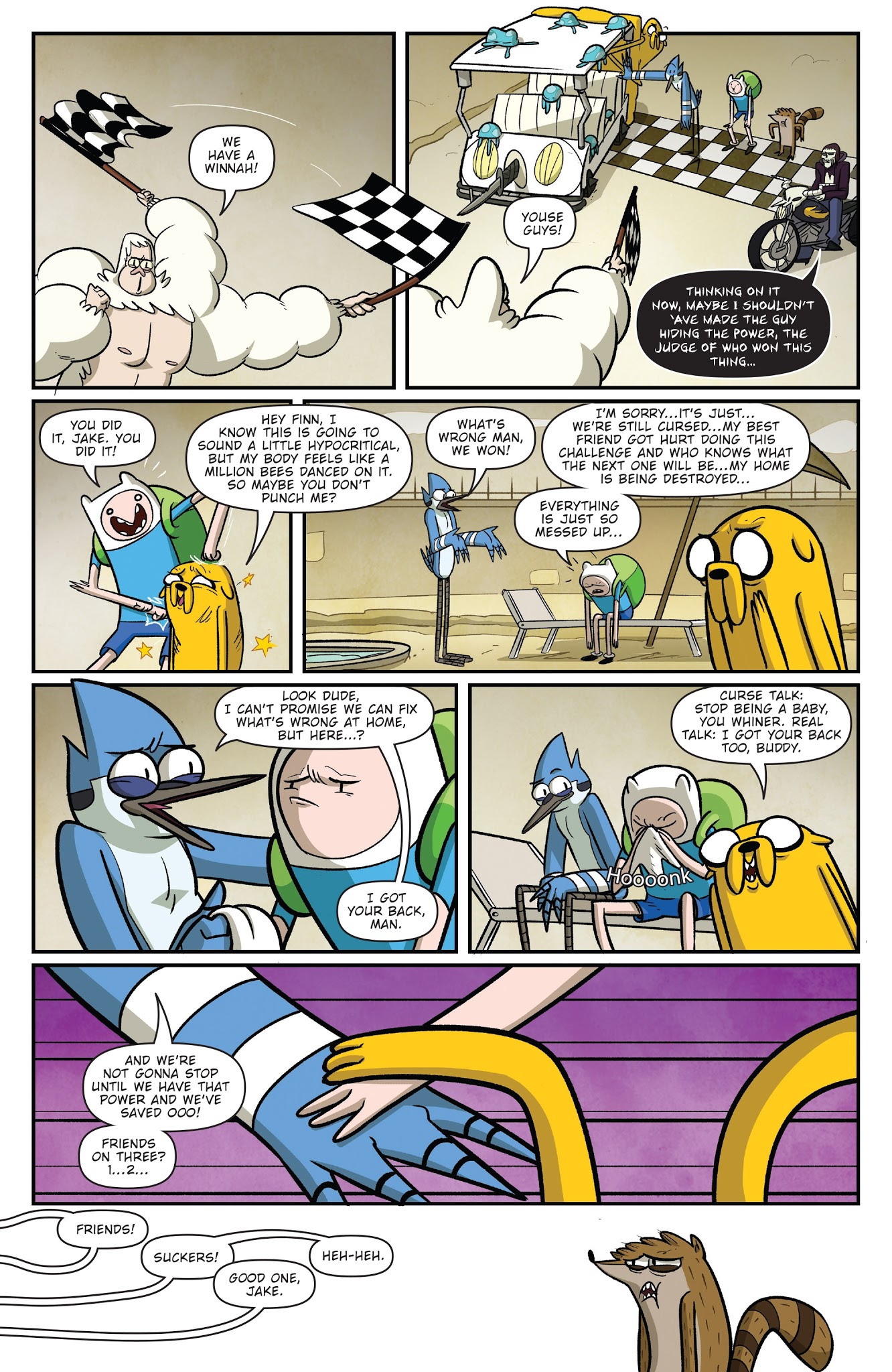 Read online Adventure Time/Regular Show comic -  Issue #3 - 16
