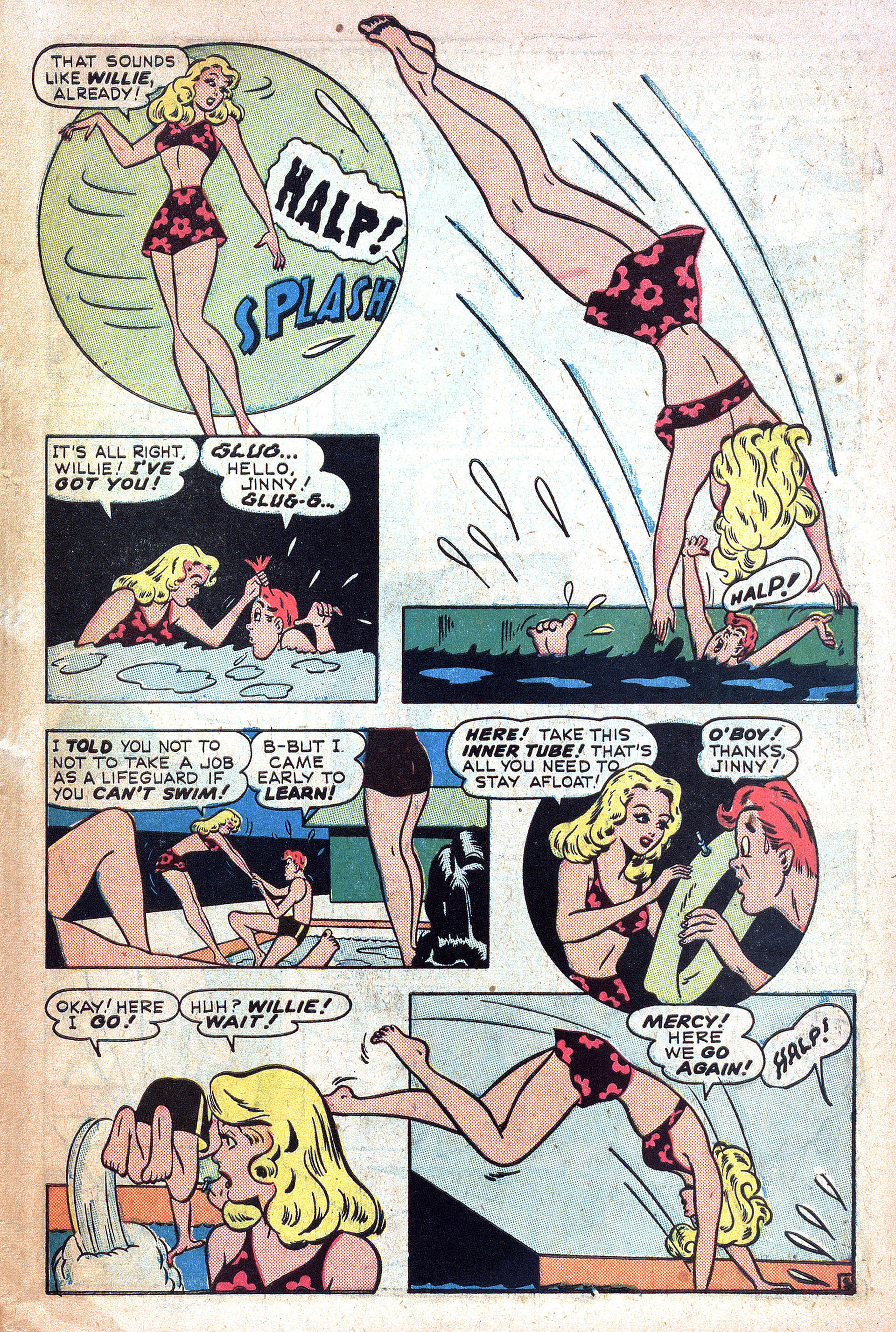 Read online Willie Comics (1946) comic -  Issue #10 - 5