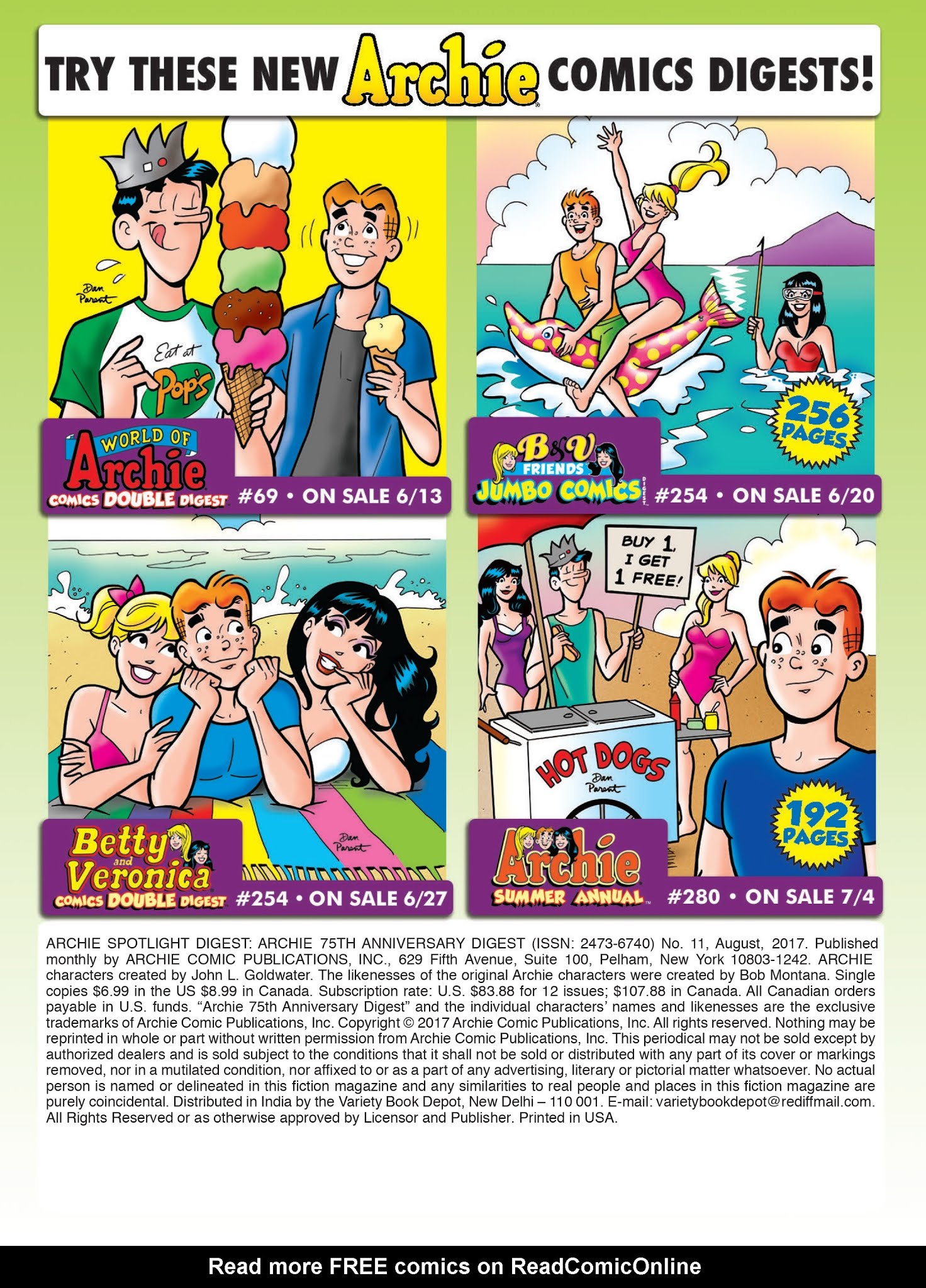 Read online Archie 75th Anniversary Digest comic -  Issue #11 - 214
