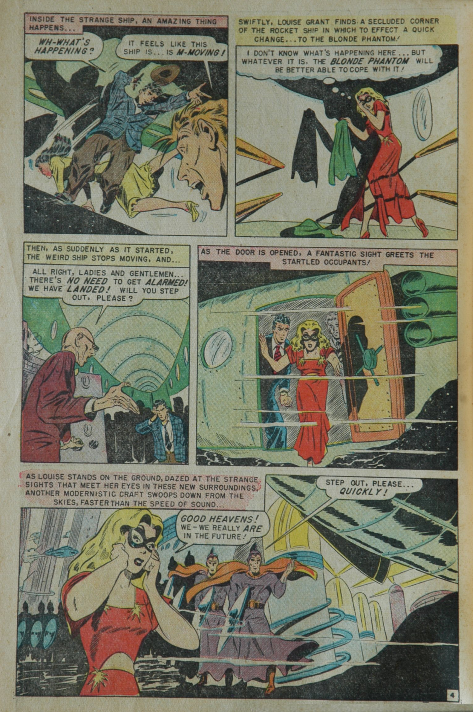 Read online Blonde Phantom Comics comic -  Issue #21 - 6