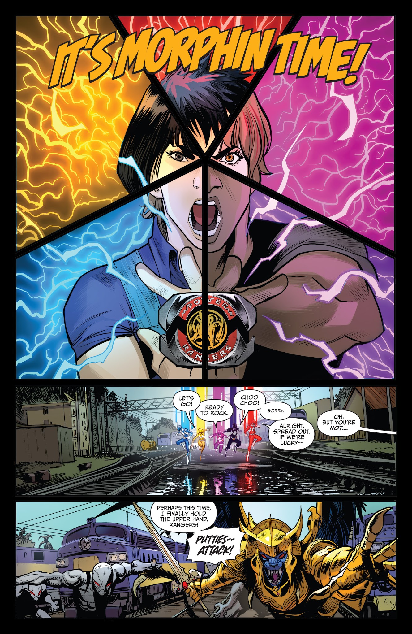 Read online Saban's Go Go Power Rangers comic -  Issue #9 - 10