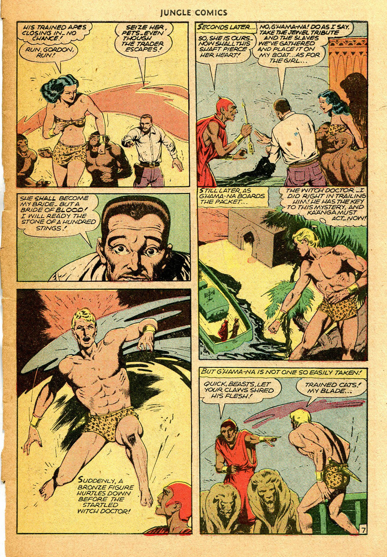 Read online Jungle Comics comic -  Issue #74 - 10