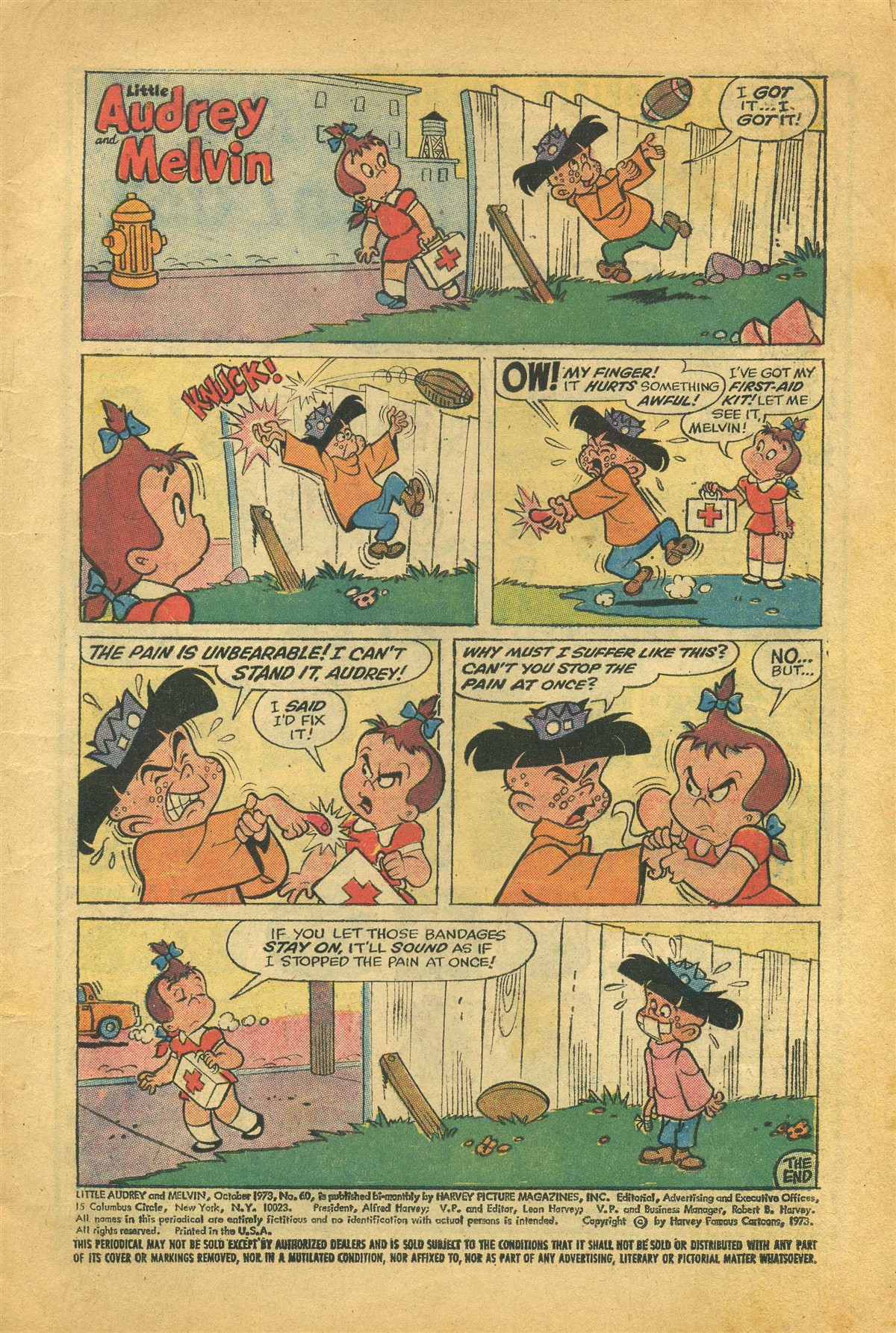 Read online Little Audrey And Melvin comic -  Issue #60 - 3