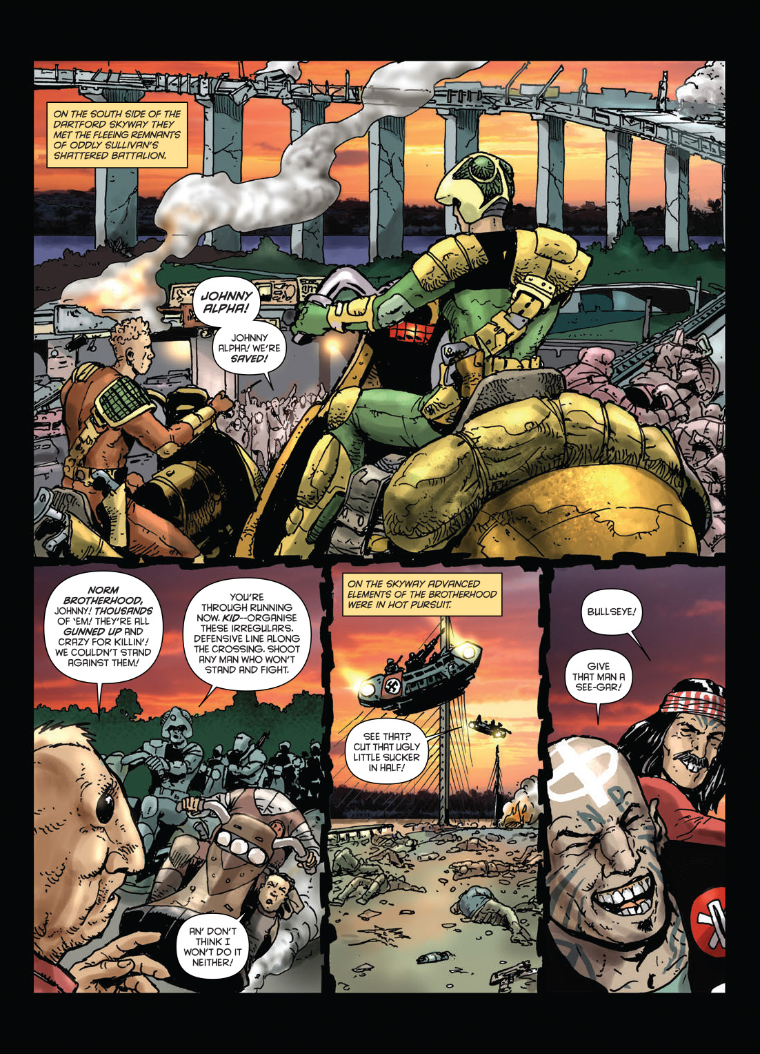 Read online Strontium Dog: The Life and Death of Johnny Alpha: Dogs of War comic -  Issue # TPB - 90