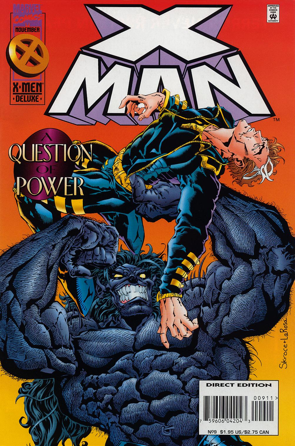 Read online X-Man comic -  Issue #9 - 1