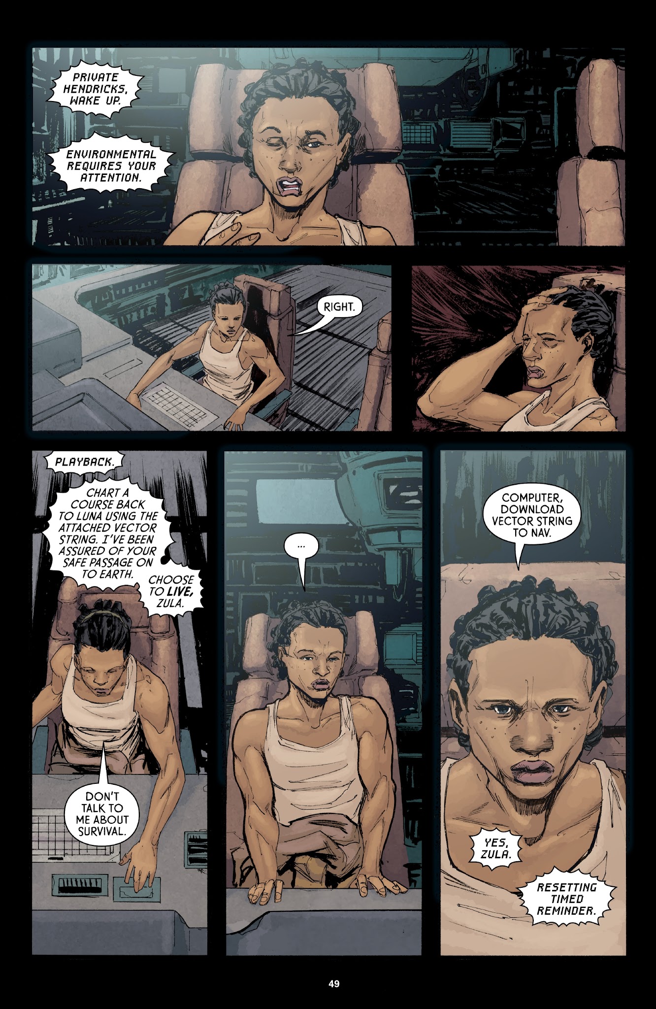 Read online Aliens: Defiance comic -  Issue # _TPB 2 - 48