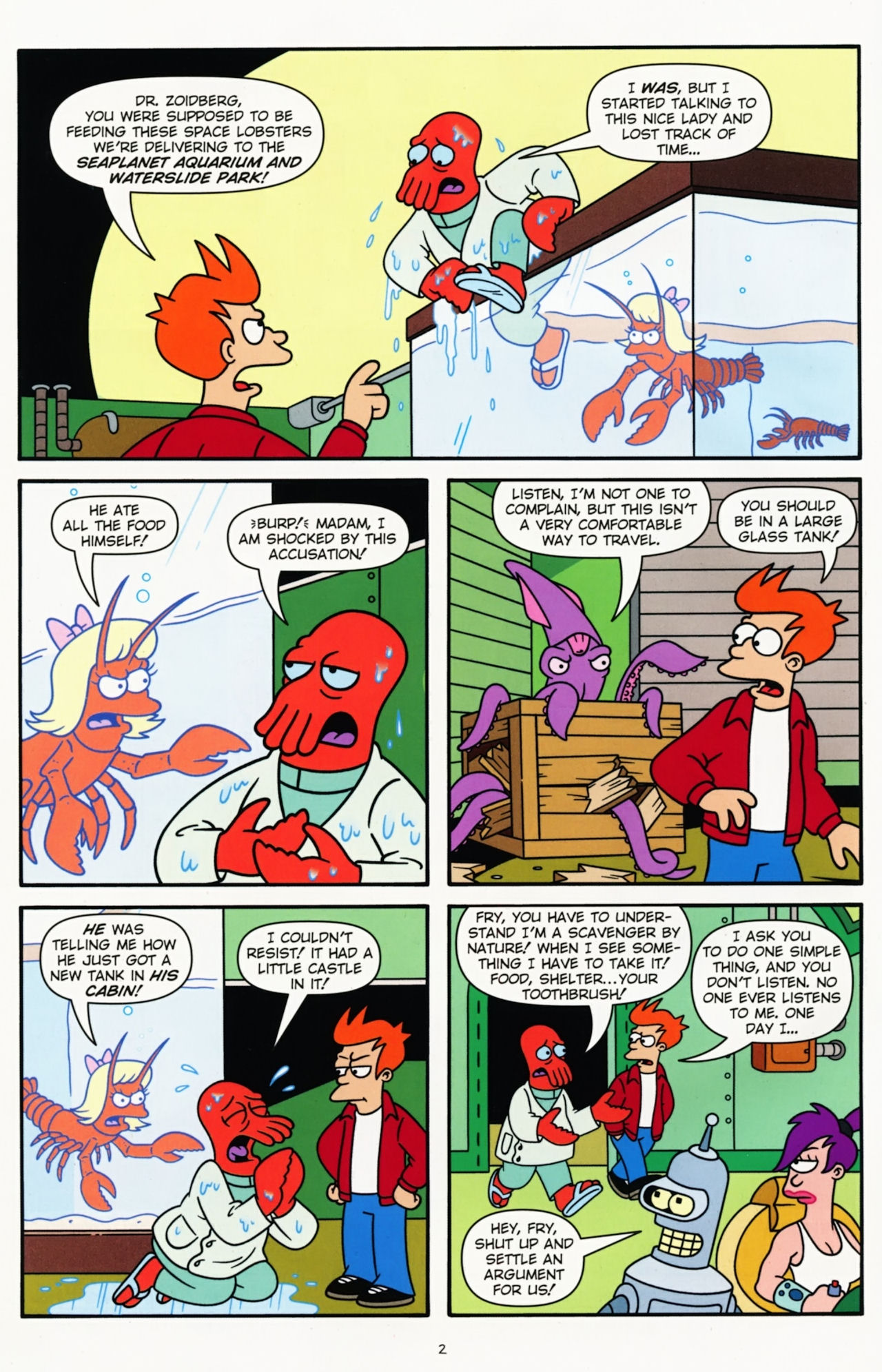 Read online Futurama Comics comic -  Issue #56 - 3