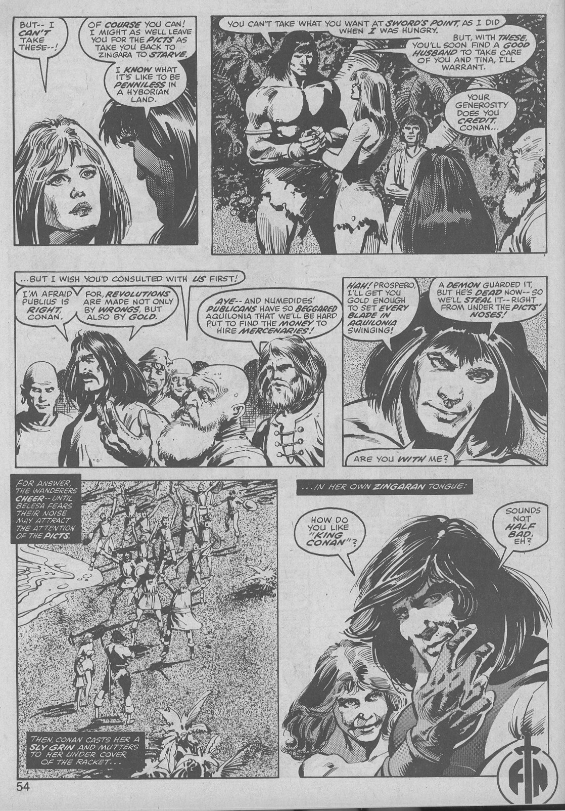 Read online The Savage Sword Of Conan comic -  Issue #48 - 54