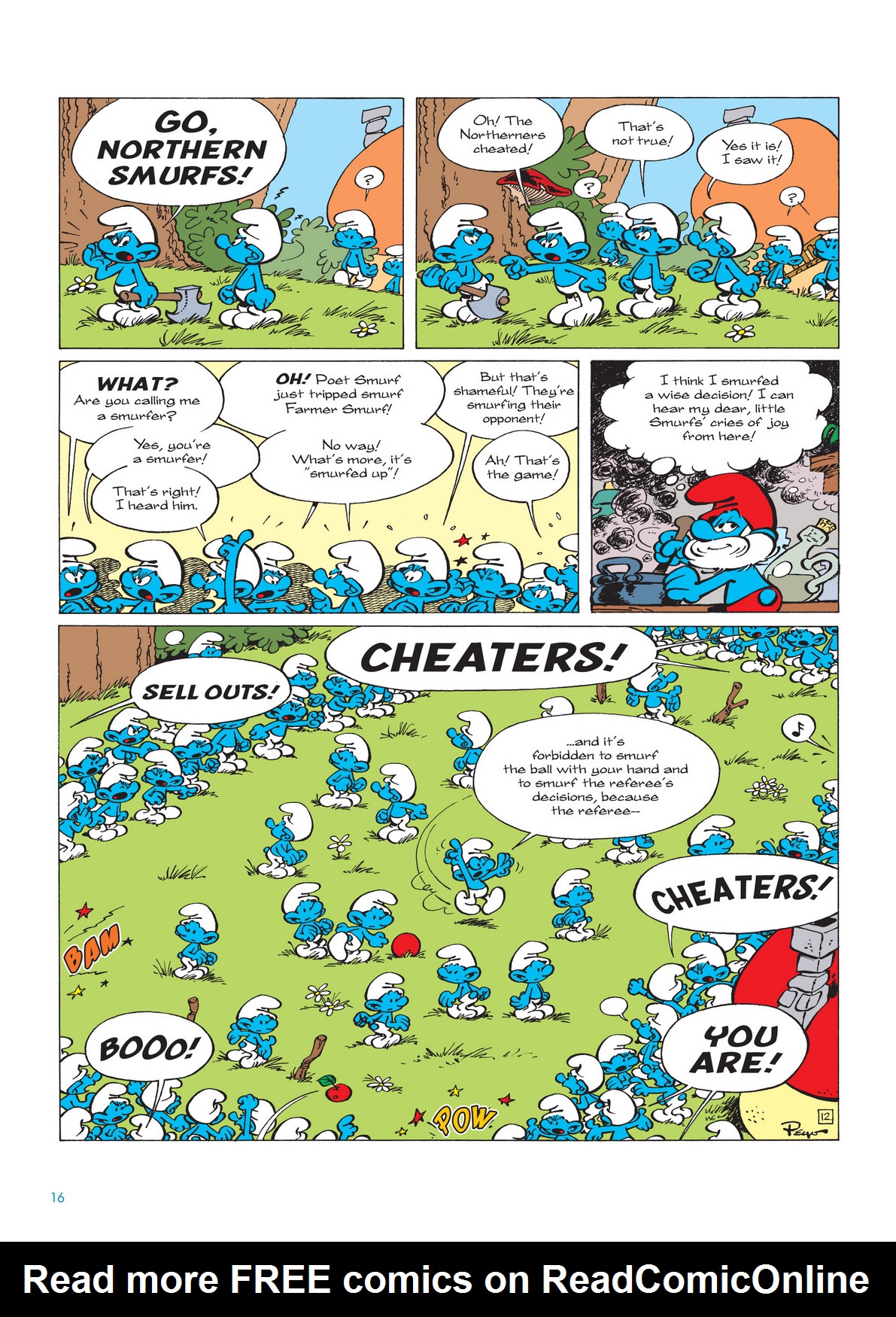 Read online The Smurfs comic -  Issue #12 - 16