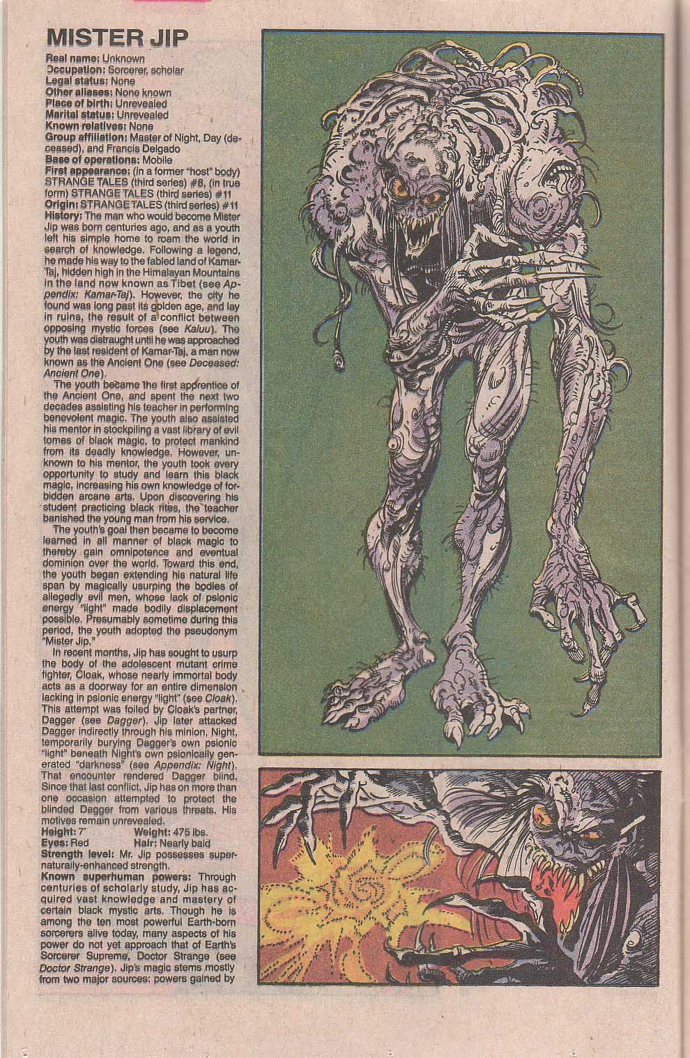 Read online The Official Handbook of the Marvel Universe: Update '89 comic -  Issue #8 - 16