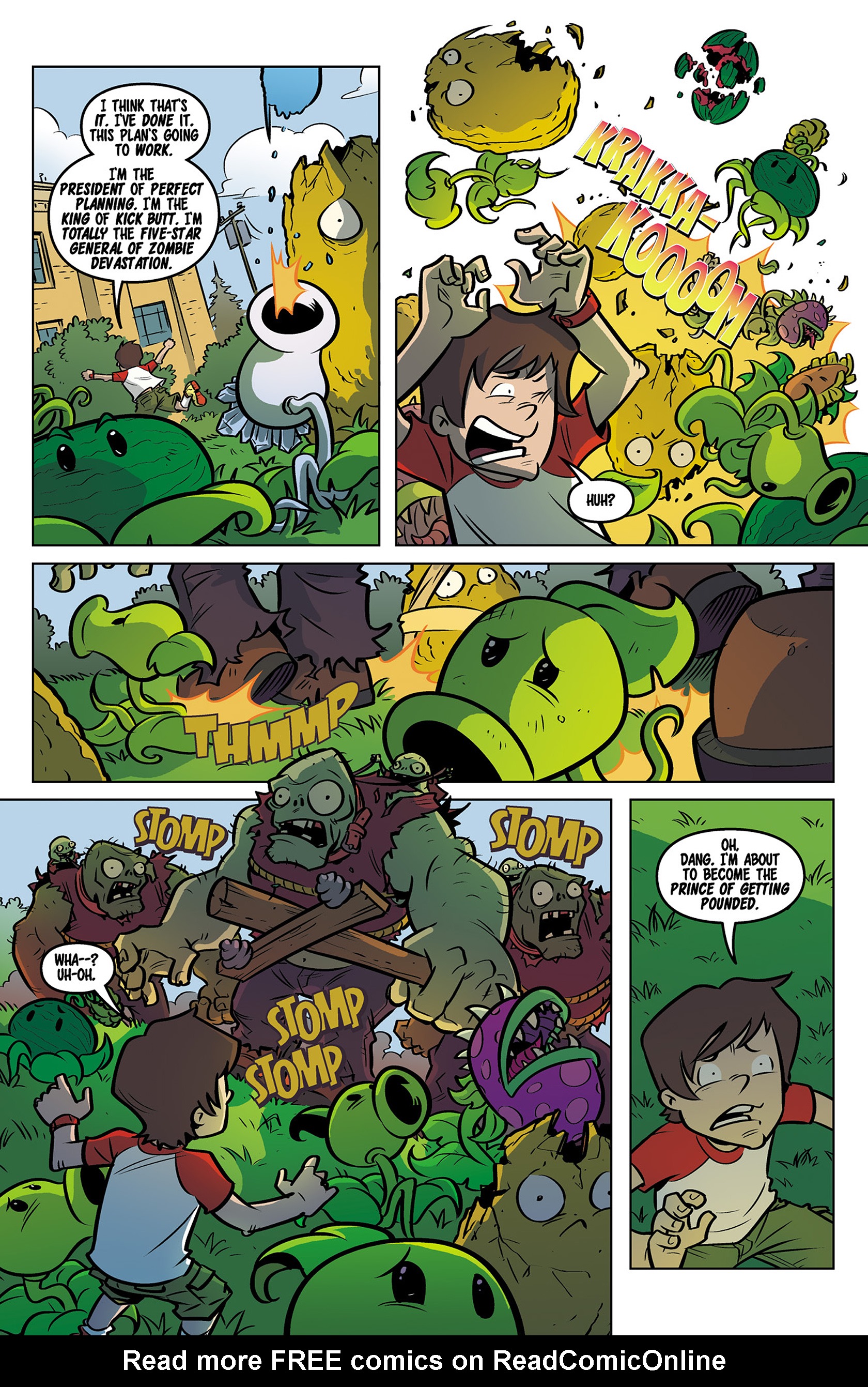 Read online Plants vs. Zombies: Lawnmageddon comic -  Issue #3 - 12