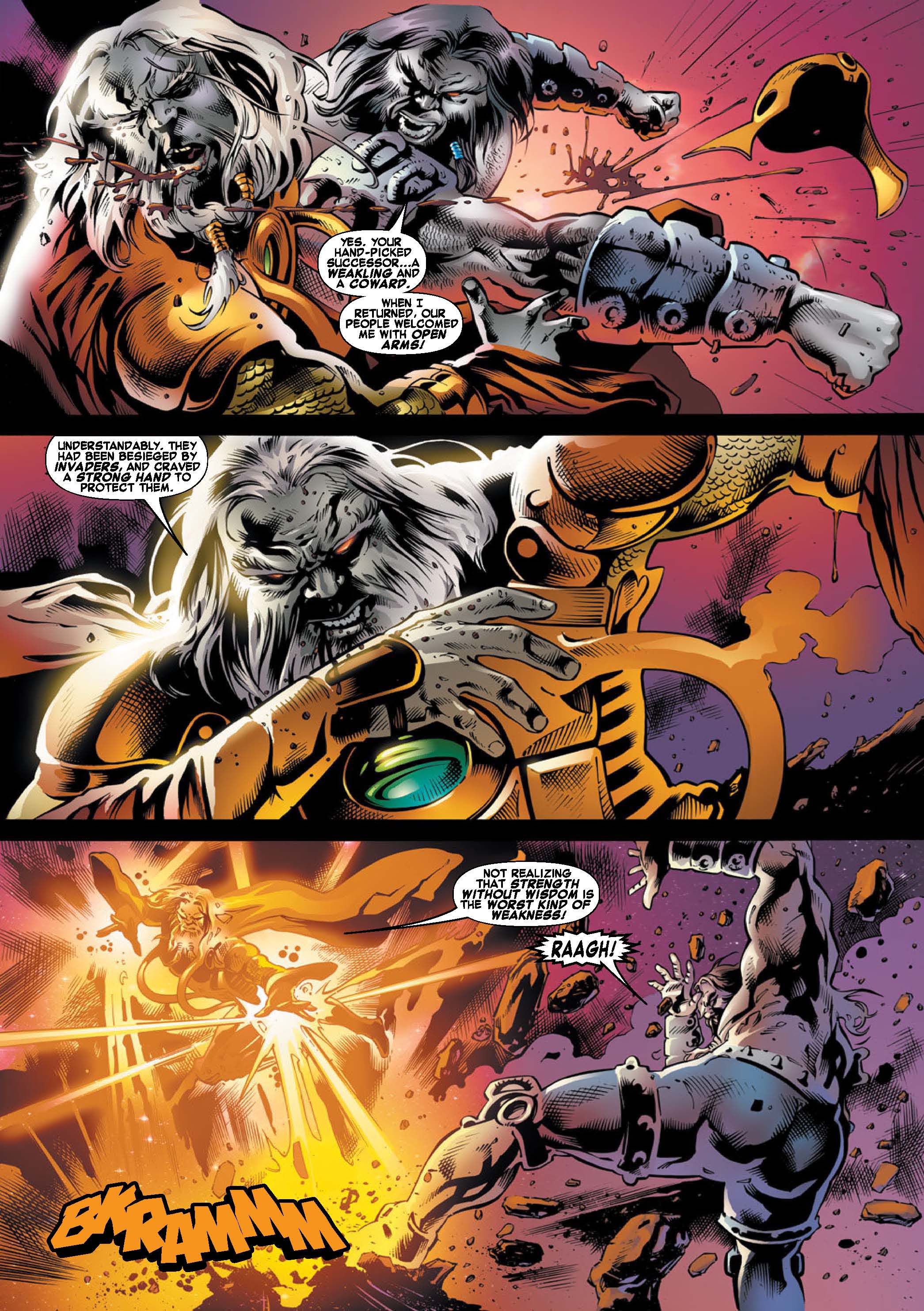 Read online War of Kings: Warriors - Blastaar comic -  Issue #2 - 5