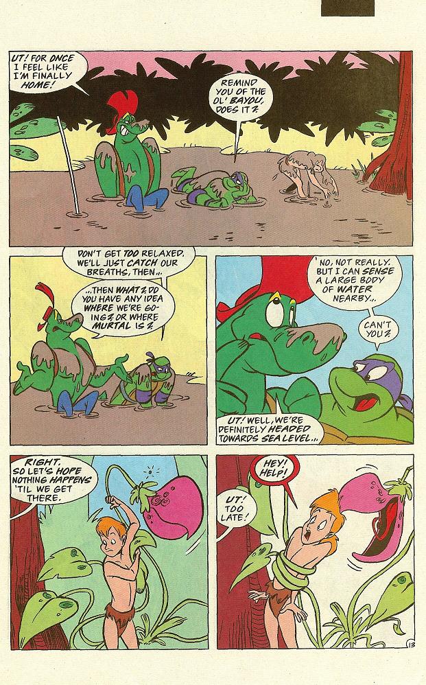 Read online Teenage Mutant Ninja Turtles Presents: Donatello and Leatherhead comic -  Issue #2 - 13