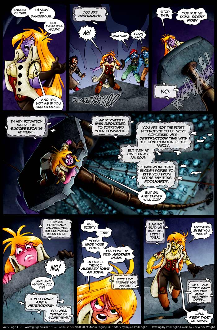 Read online Girl Genius (2002) comic -  Issue #9 - 120