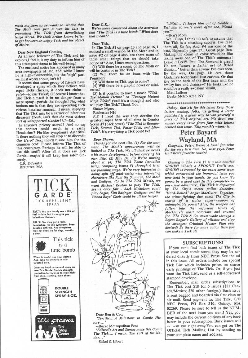 Read online The Tick comic -  Issue #6 - 33