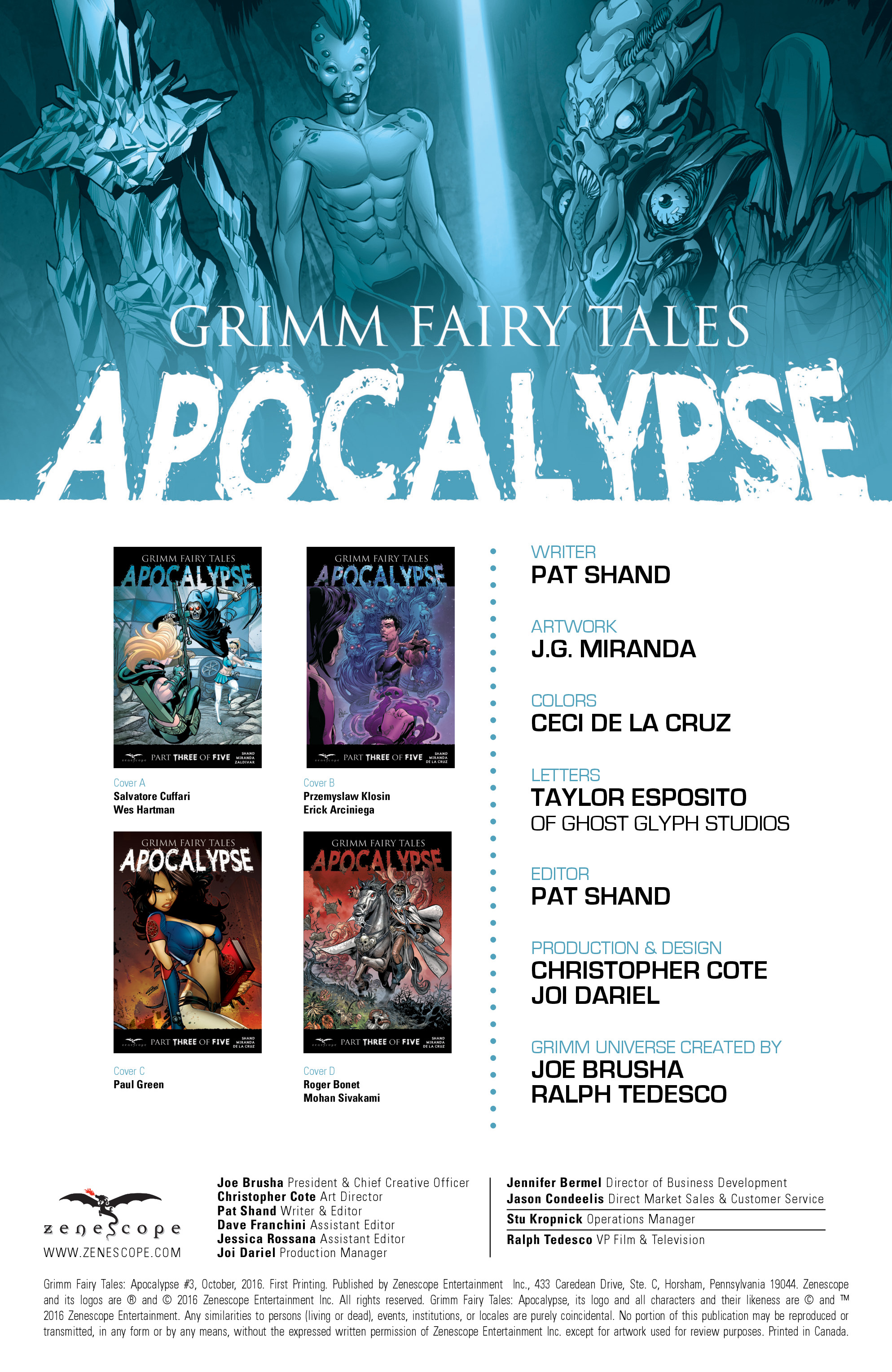 Read online Grimm Fairy Tales: Apocalypse comic -  Issue #3 - 3