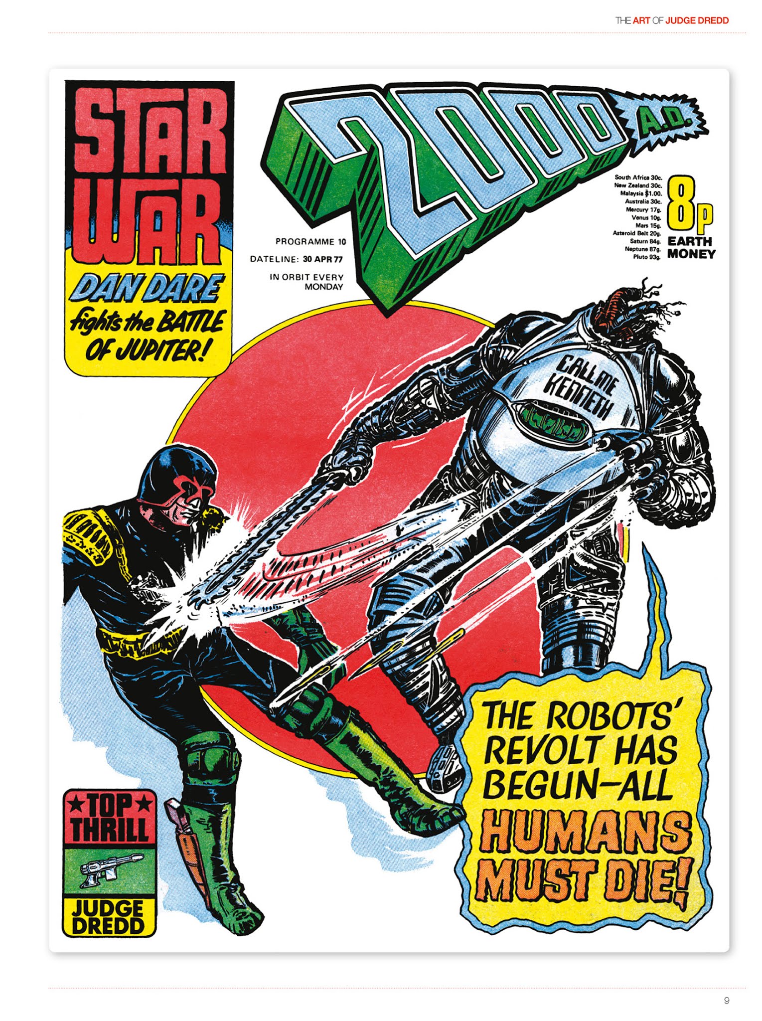 Read online The Art of Judge Dredd: Featuring 35 Years of Zarjaz Covers comic -  Issue # TPB (Part 1) - 10