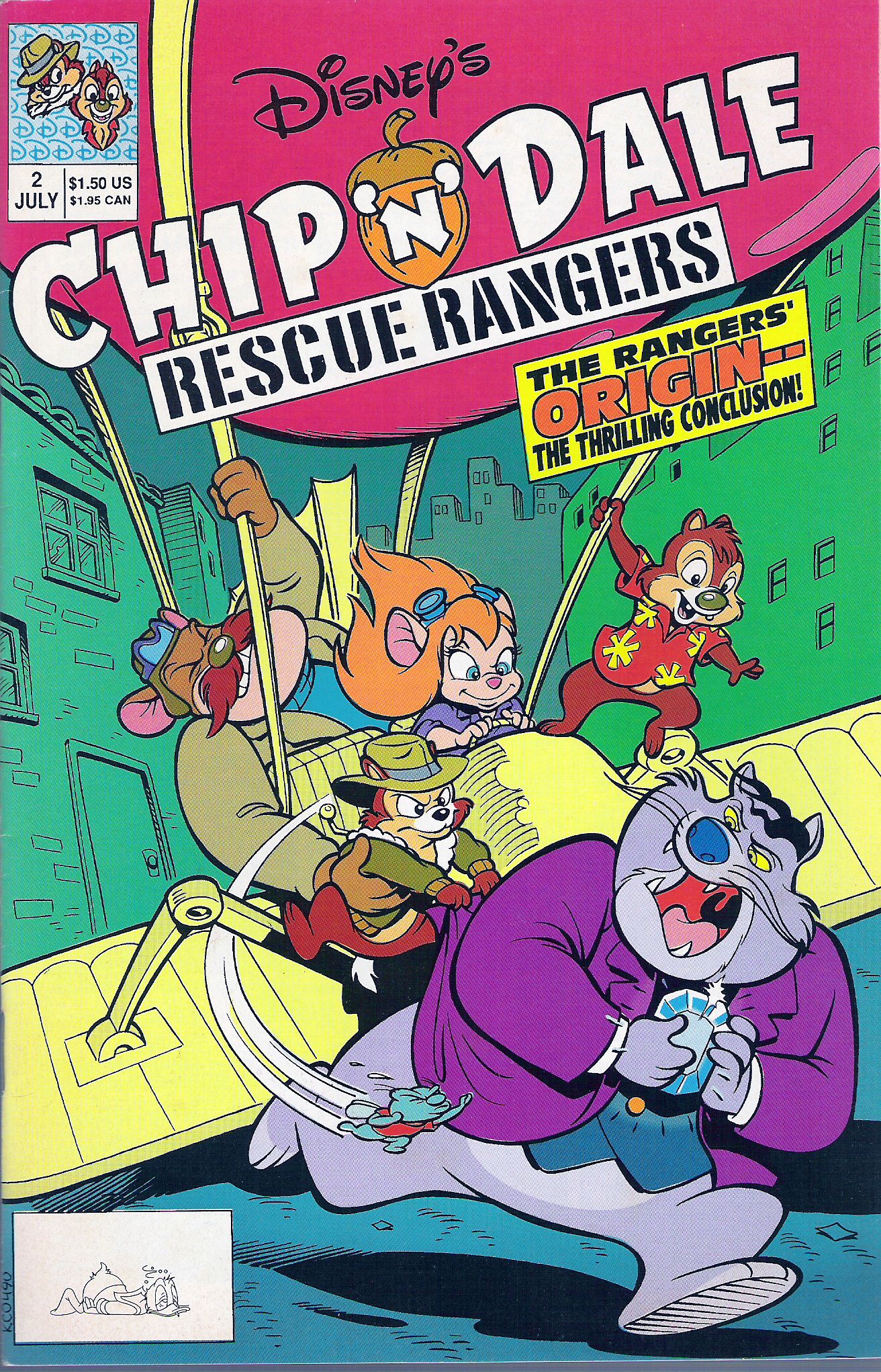Read online Disney's Chip 'N Dale Rescue Rangers comic -  Issue #2 - 1