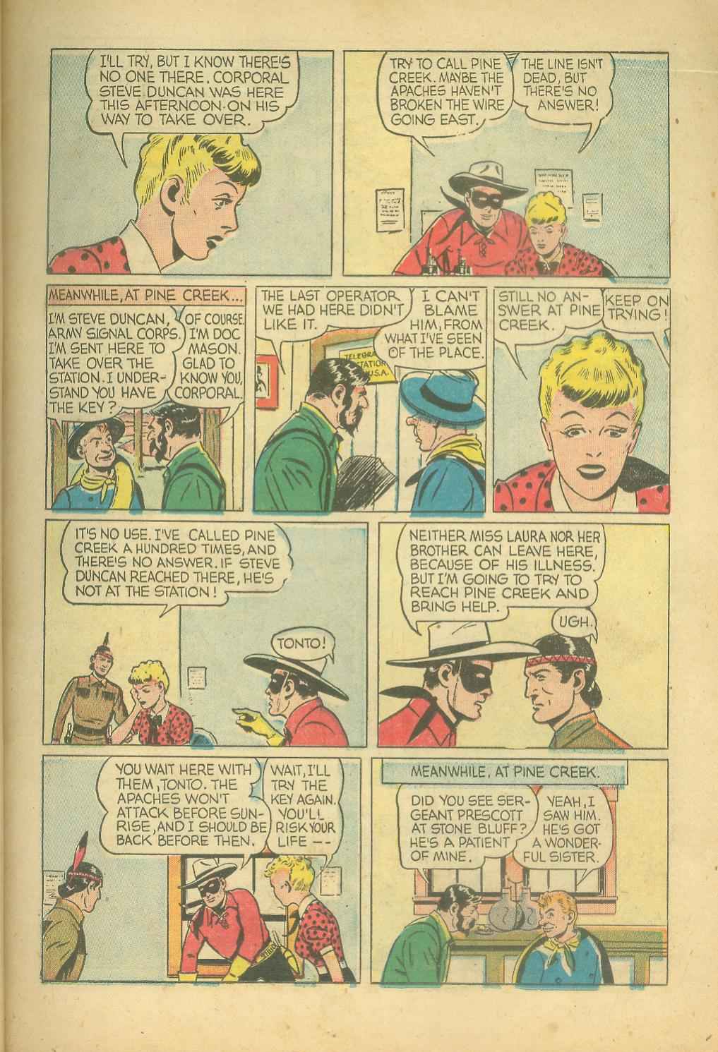 Read online The Lone Ranger (1948) comic -  Issue #16 - 19