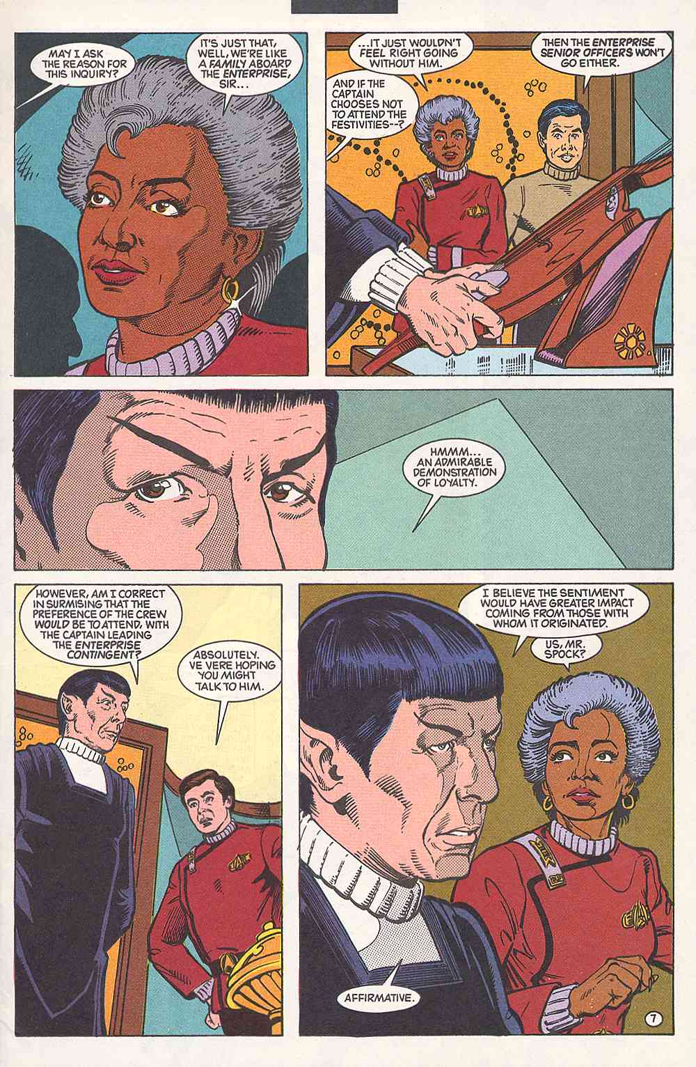 Read online Star Trek (1989) comic -  Issue #25 - 7