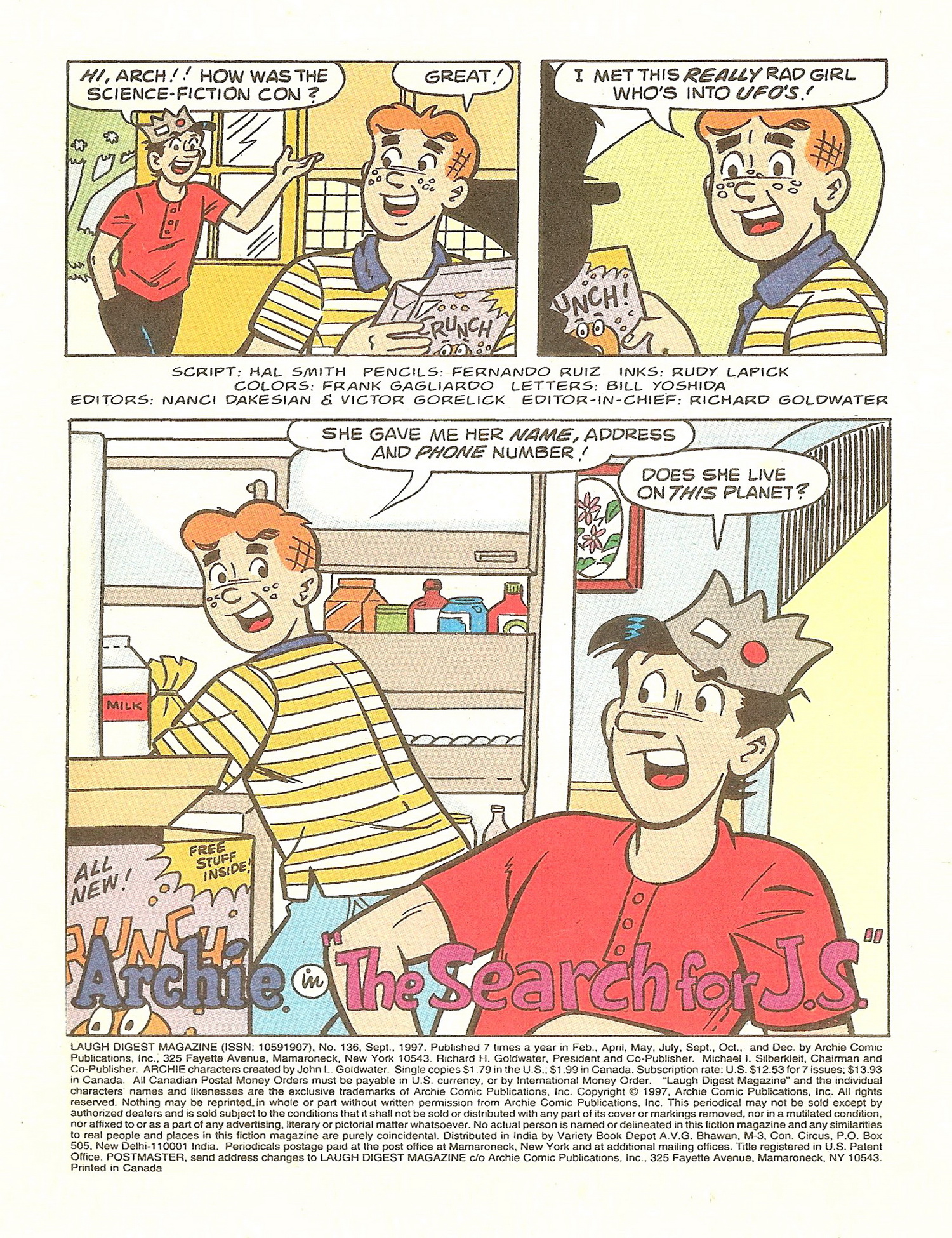 Read online Laugh Comics Digest comic -  Issue #136 - 3