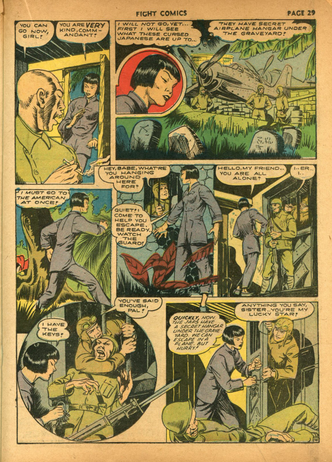 Read online Fight Comics comic -  Issue #21 - 31