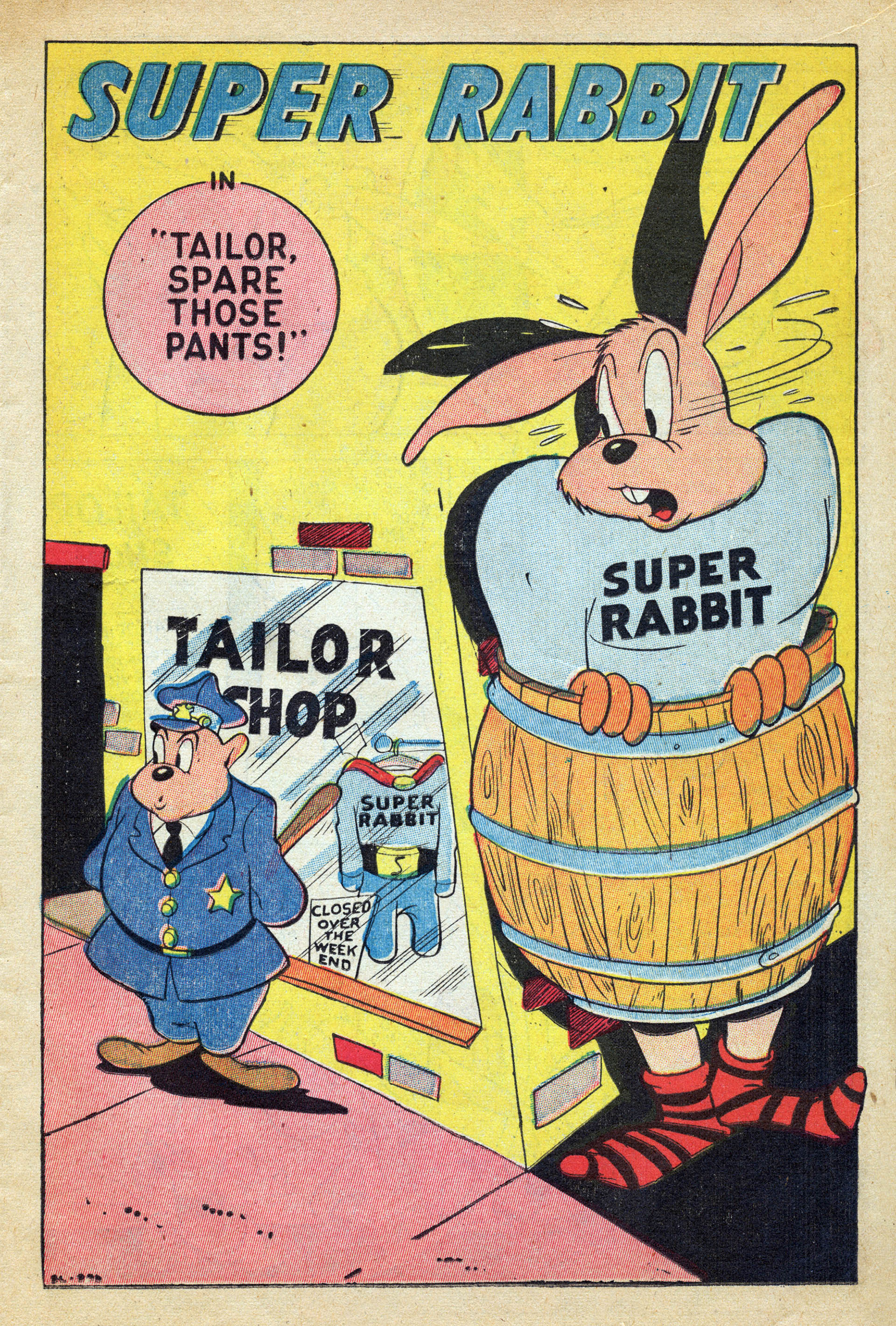Read online Super Rabbit comic -  Issue #9 - 17