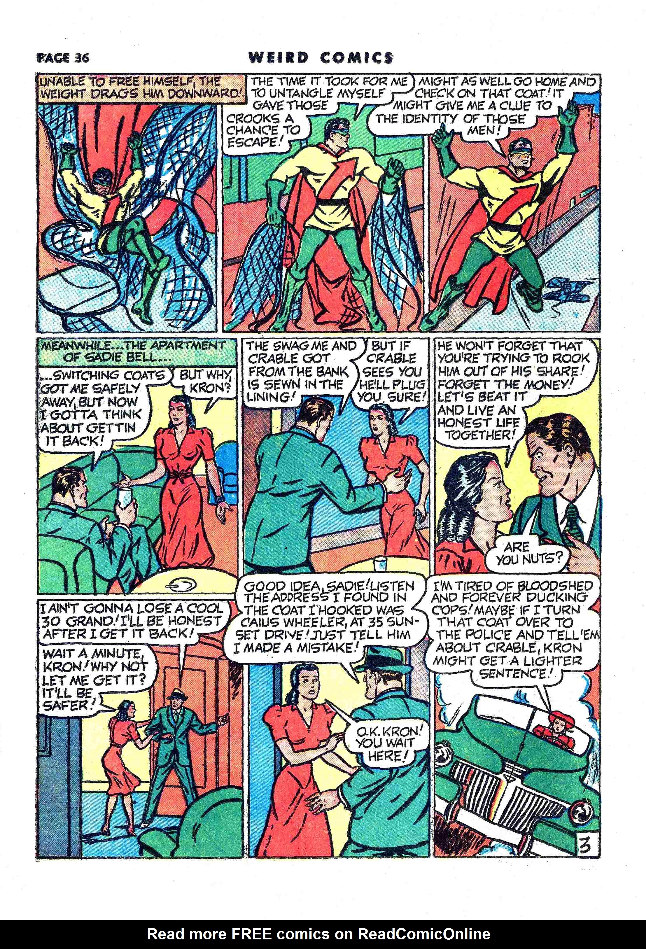 Read online Weird Comics comic -  Issue #18 - 38