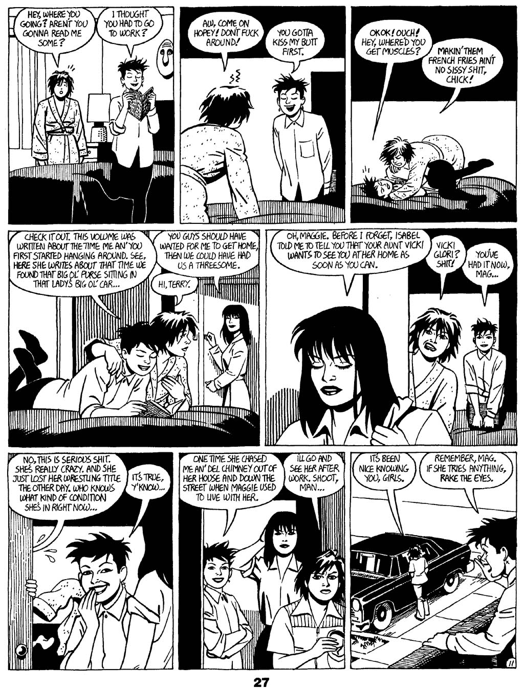 Read online Love and Rockets (1982) comic -  Issue #18 - 29