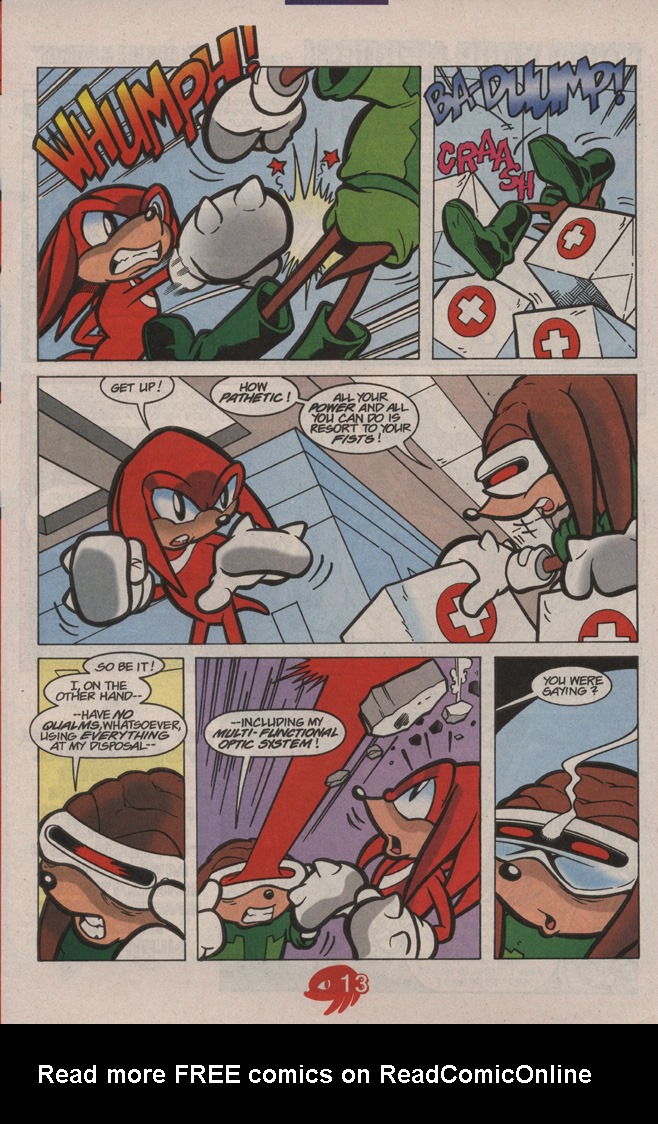 Read online Knuckles the Echidna comic -  Issue #21 - 20