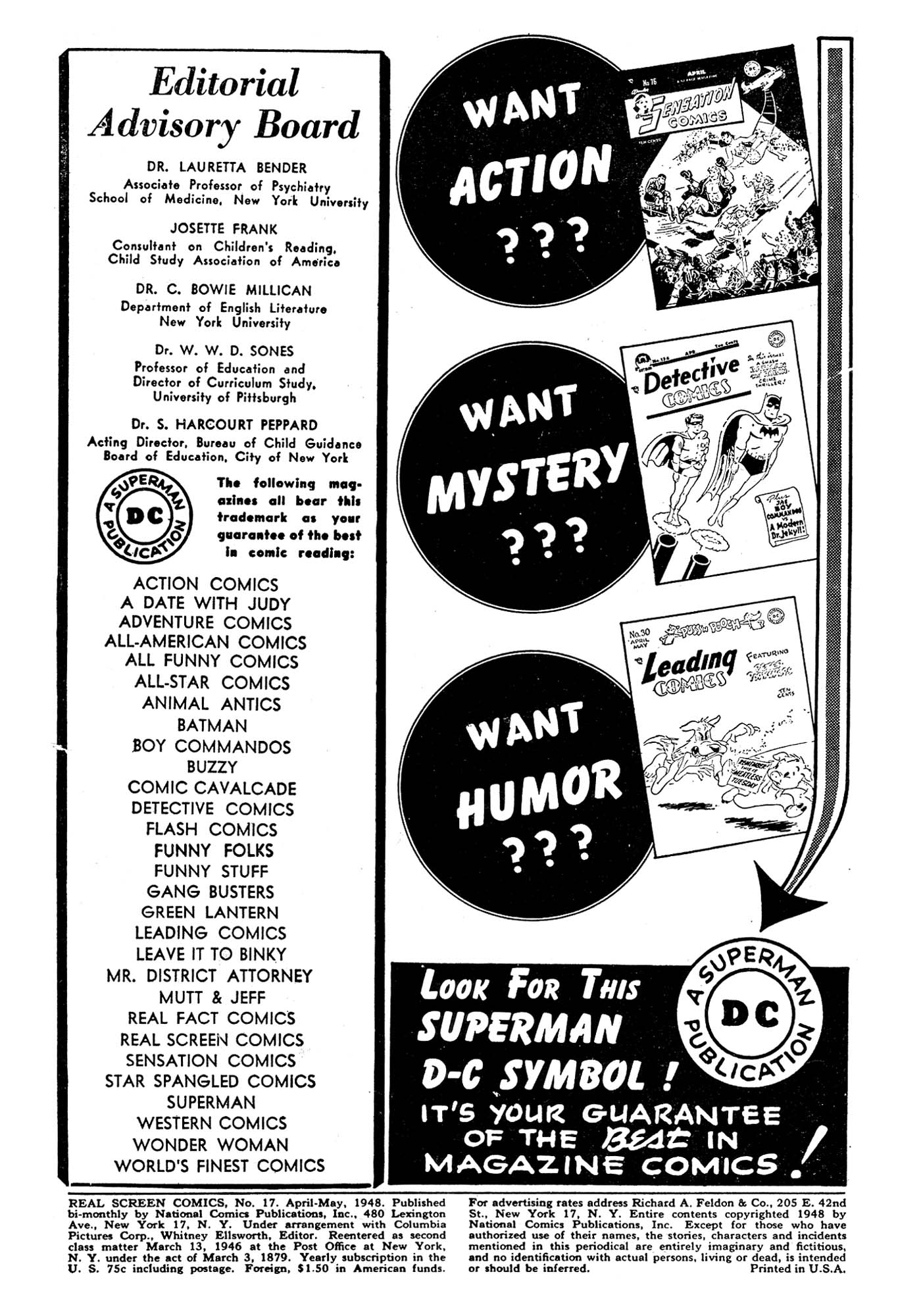 Read online Real Screen Comics comic -  Issue #17 - 2