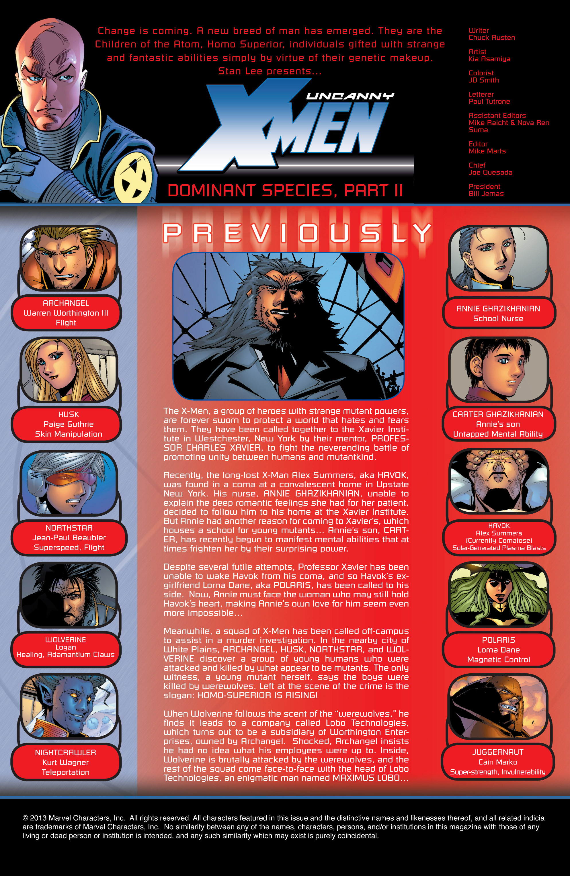 Read online Uncanny X-Men (1963) comic -  Issue #418 - 2