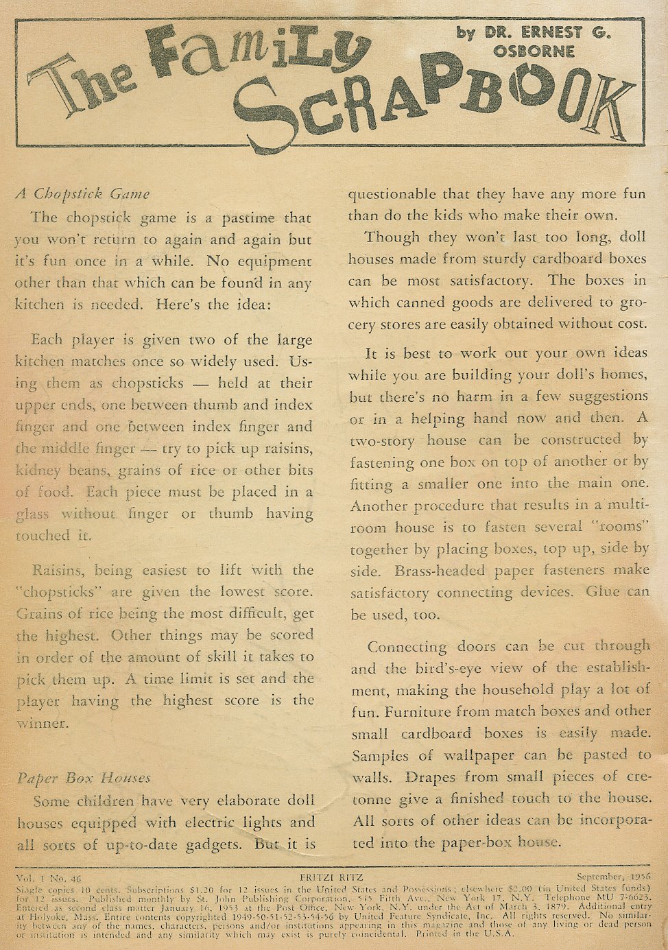 Read online Fritzi Ritz (1953) comic -  Issue #46 - 2