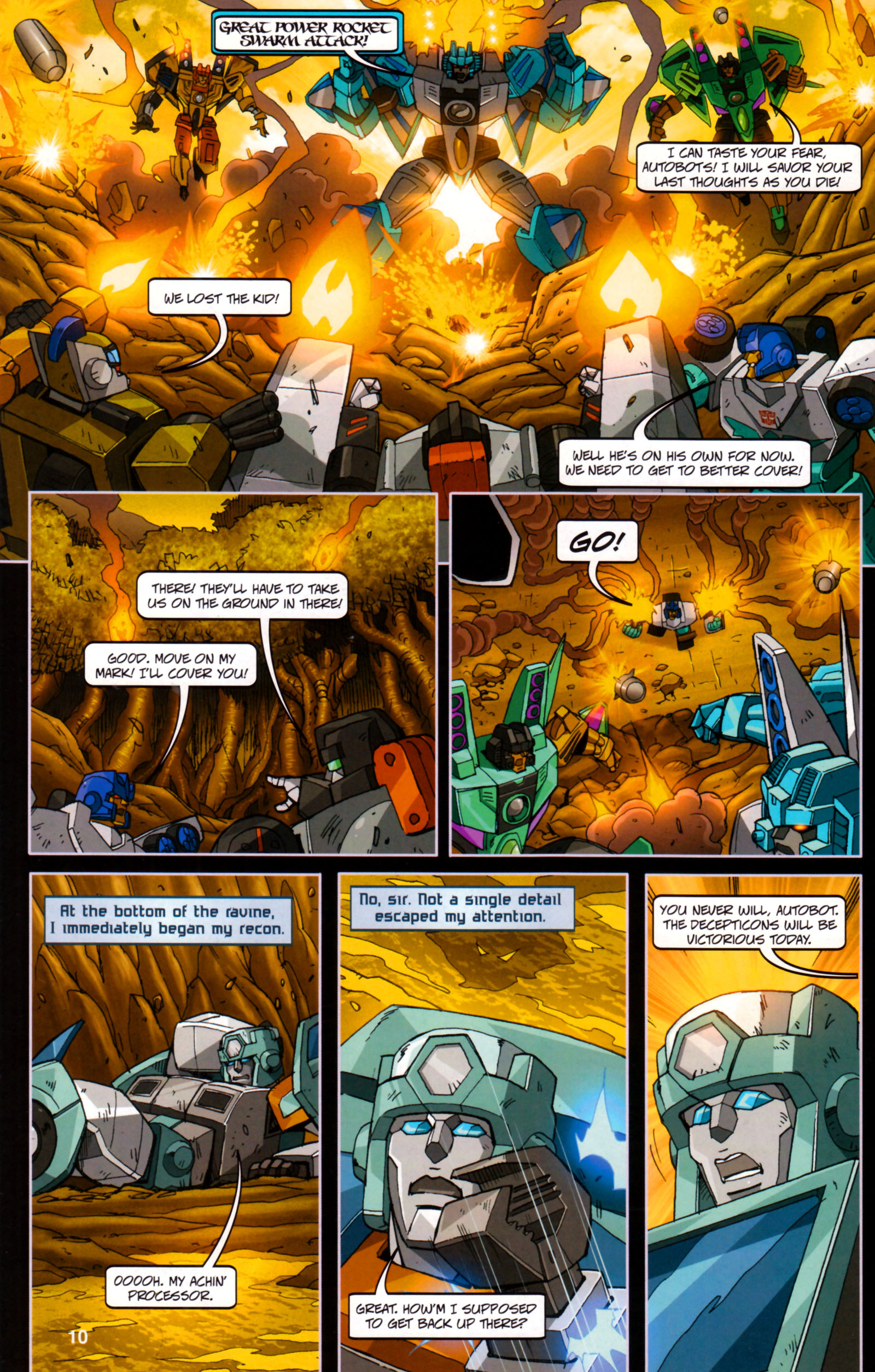 Read online Transformers: Timelines comic -  Issue #4 - 12