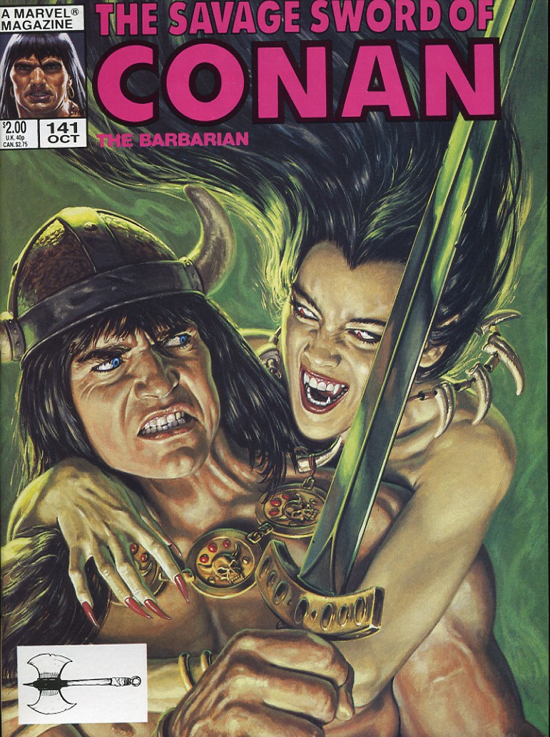 Read online The Savage Sword Of Conan comic -  Issue #141 - 1