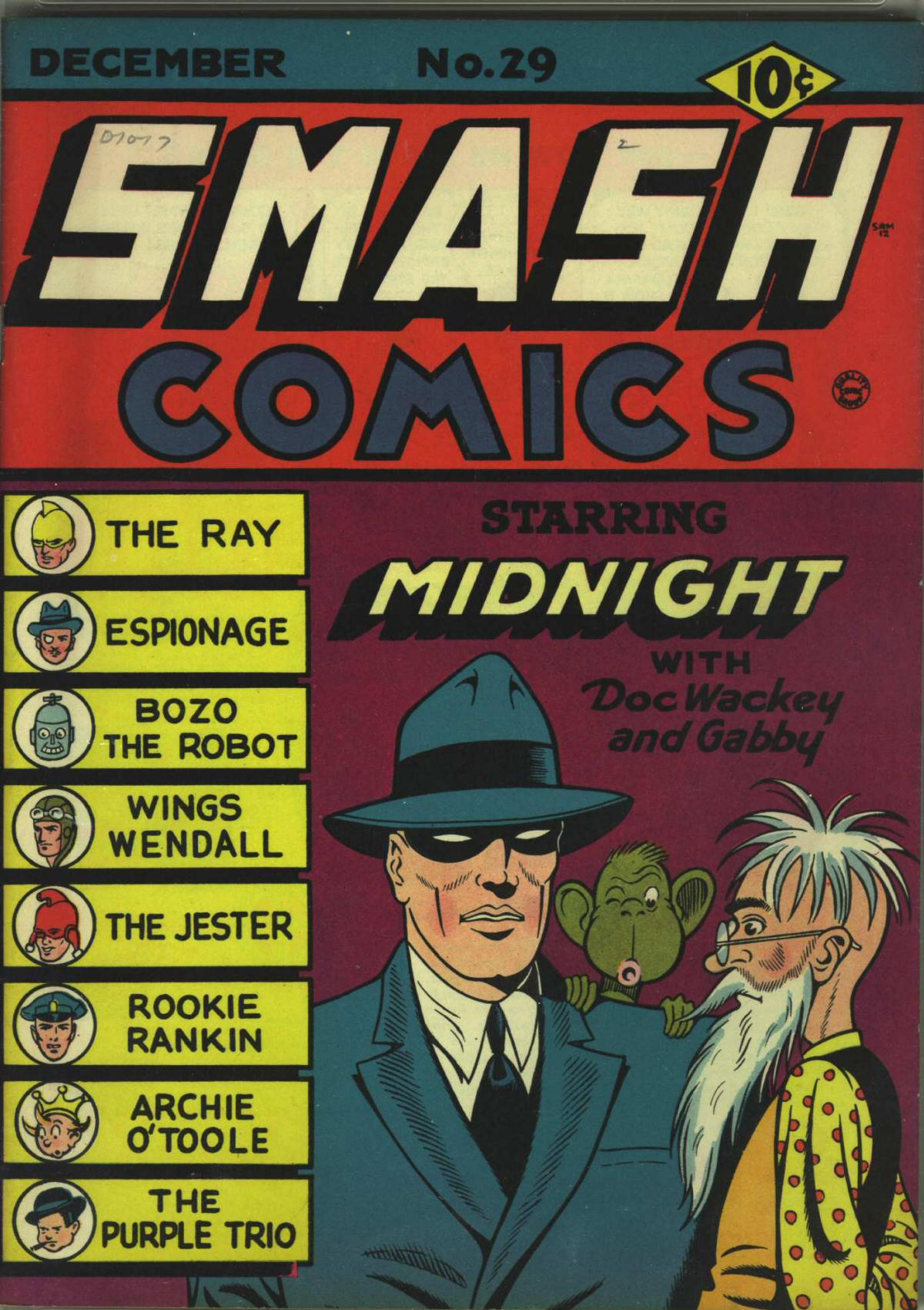 Read online Smash Comics comic -  Issue #29 - 1