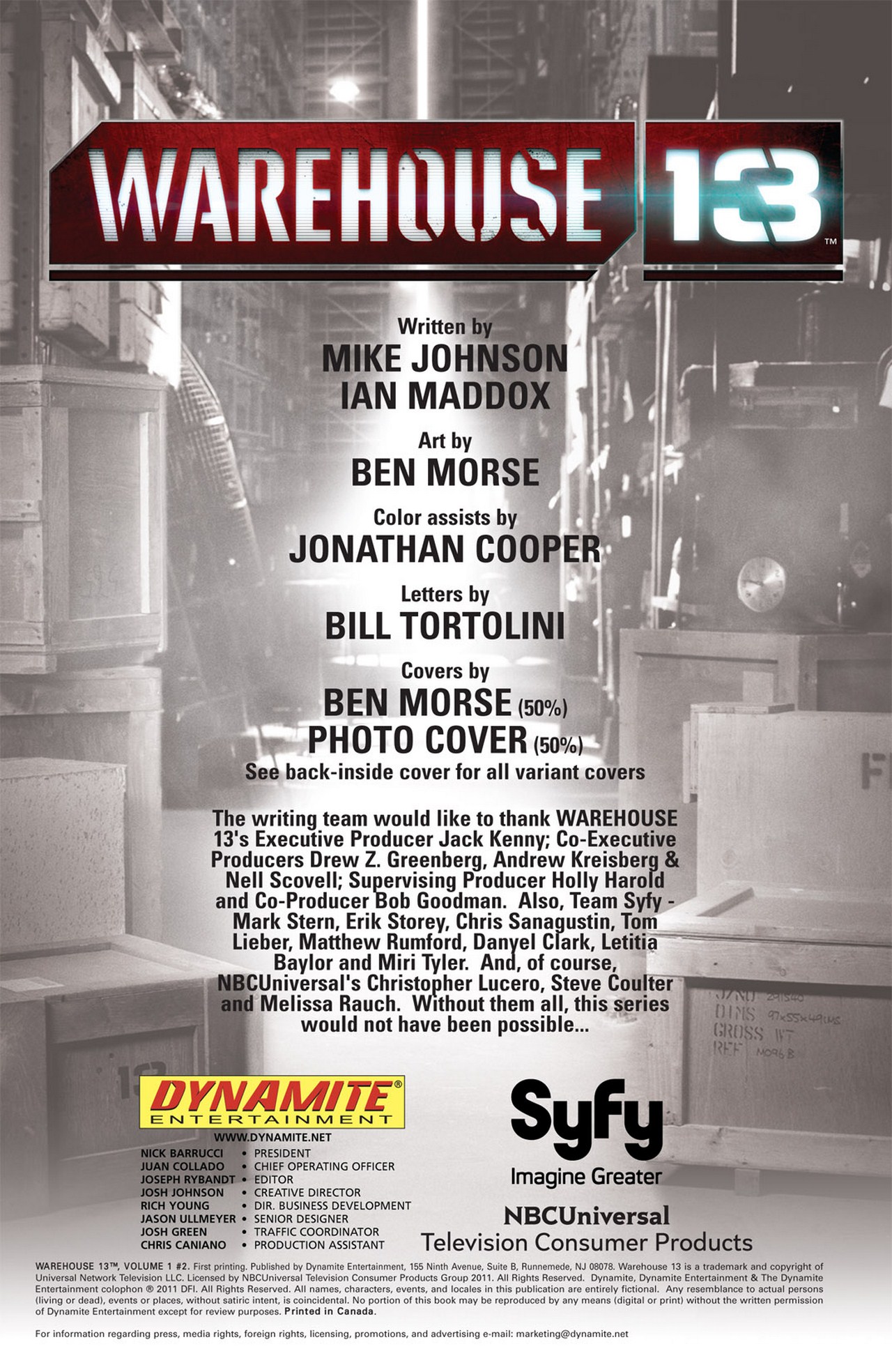 Read online Warehouse 13 comic -  Issue #2 - 2