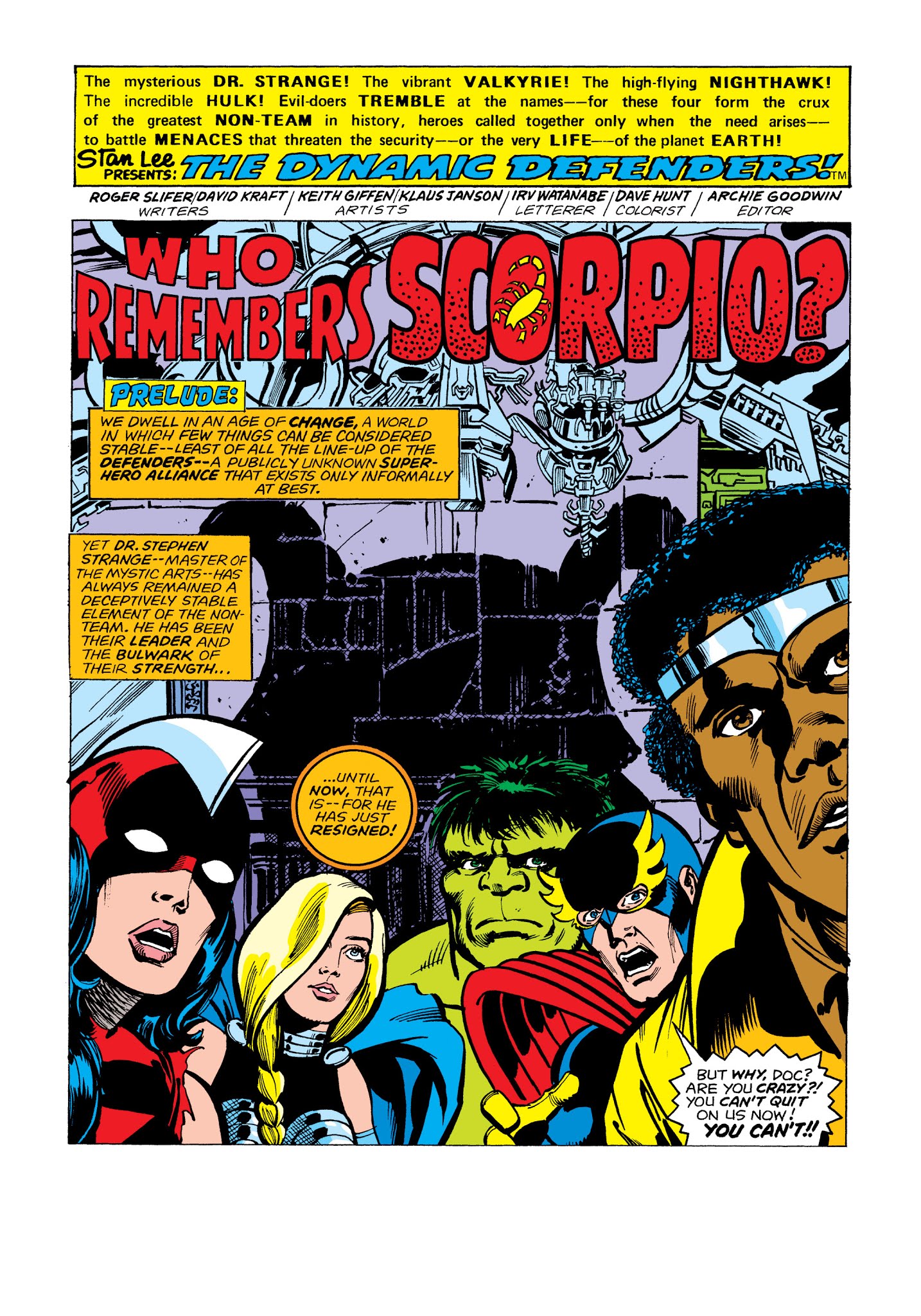 Read online Marvel Masterworks: The Defenders comic -  Issue # TPB 6 (Part 1) - 81
