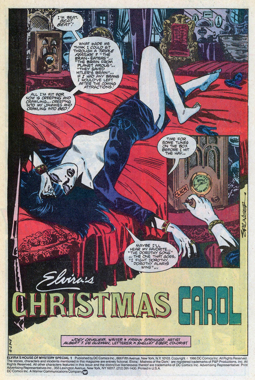 Read online Elvira's House of Mystery comic -  Issue # _Special - 2