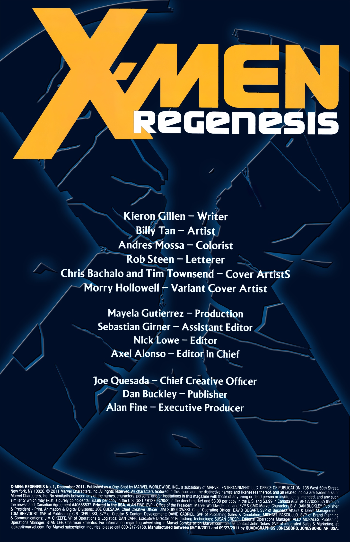 Read online X-Men: Regenesis comic -  Issue # Full - 41